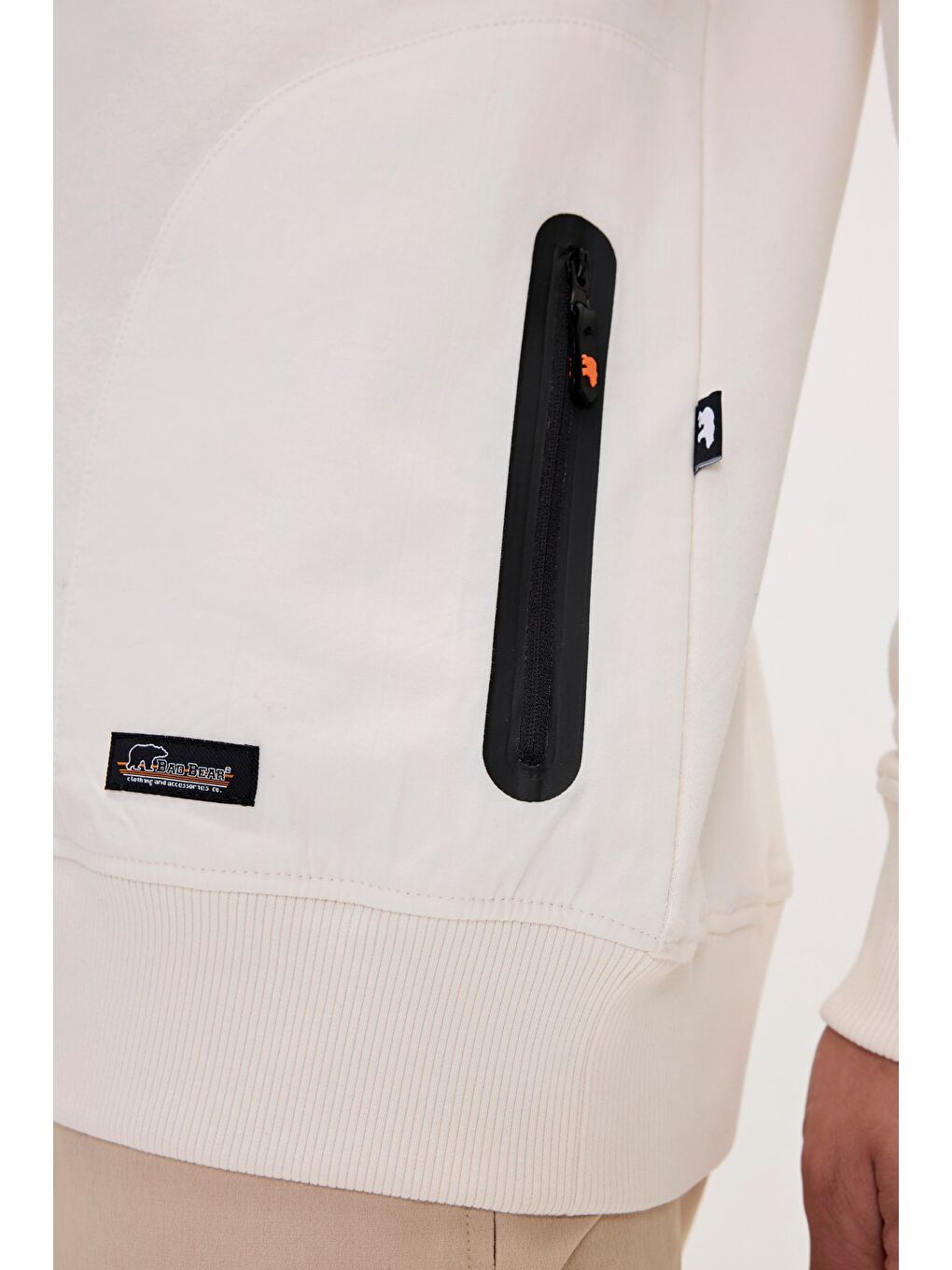 Marlow Beyaz Erkek Sweatshirt-3