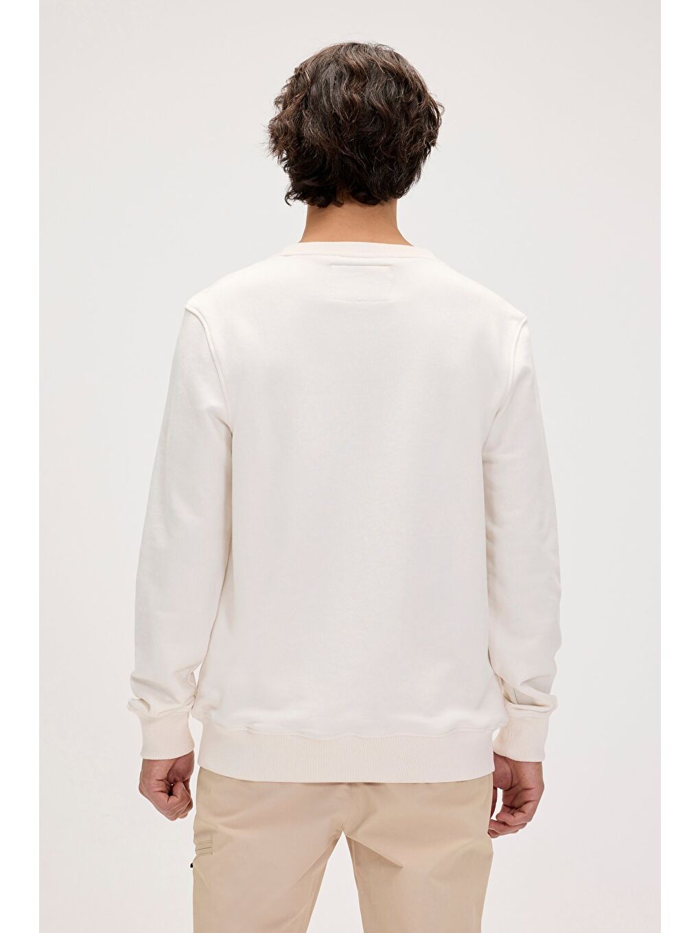 Marlow Beyaz Erkek Sweatshirt-6