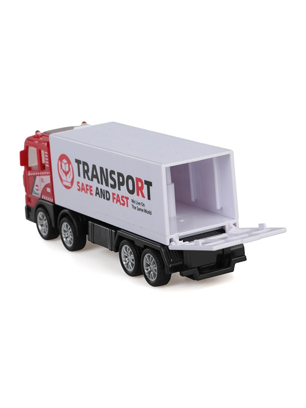 Surtmelı Metal 1:50 Kapalı Kasa Kamyon - Beyaz-2