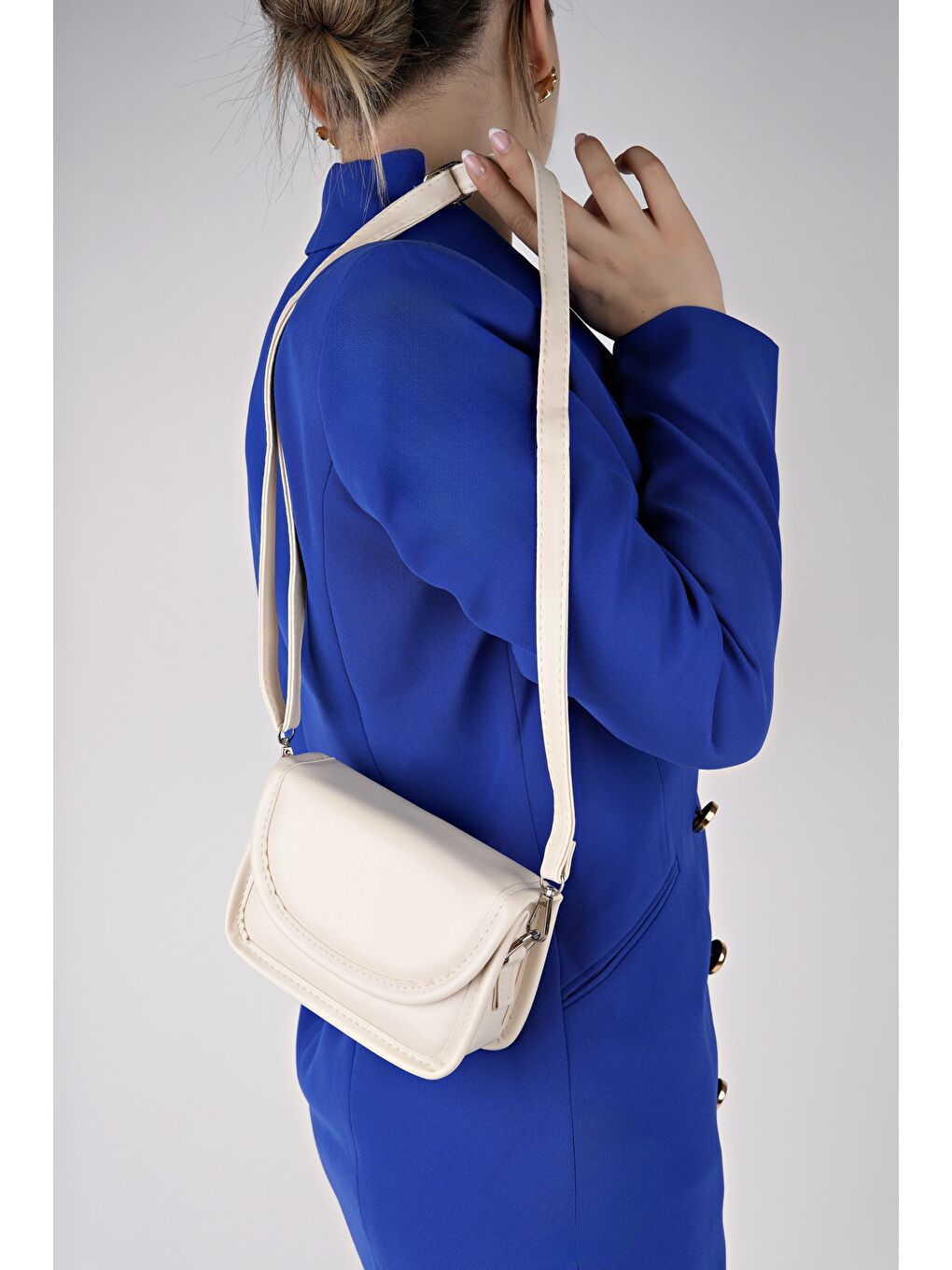 Bej DUFT Kadın Omuz Çantası-2