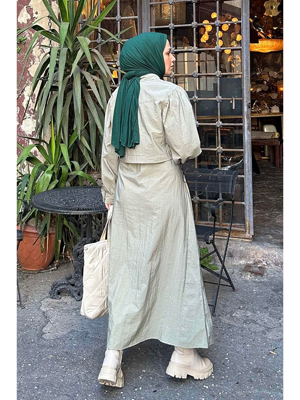 Üst Ceket Takım Çağla Yeşili-3