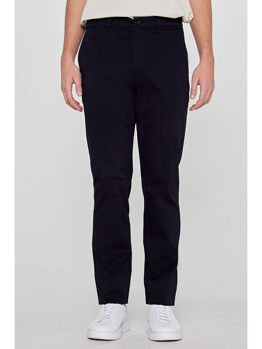 Siyah Erkek Kanvas Pantolon-2