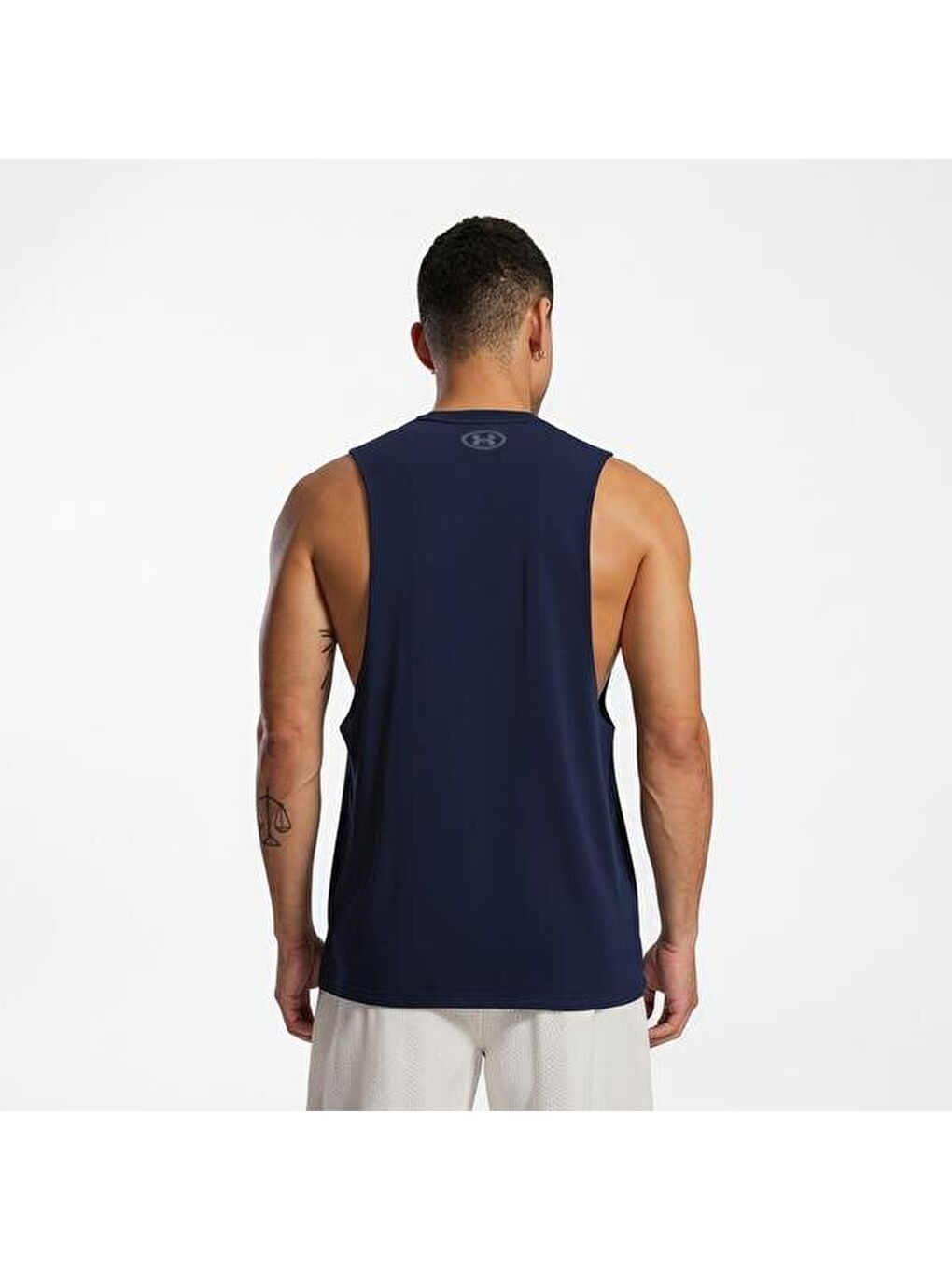 Left Chest Cuf Off Erkek Lacivert Atlet-1