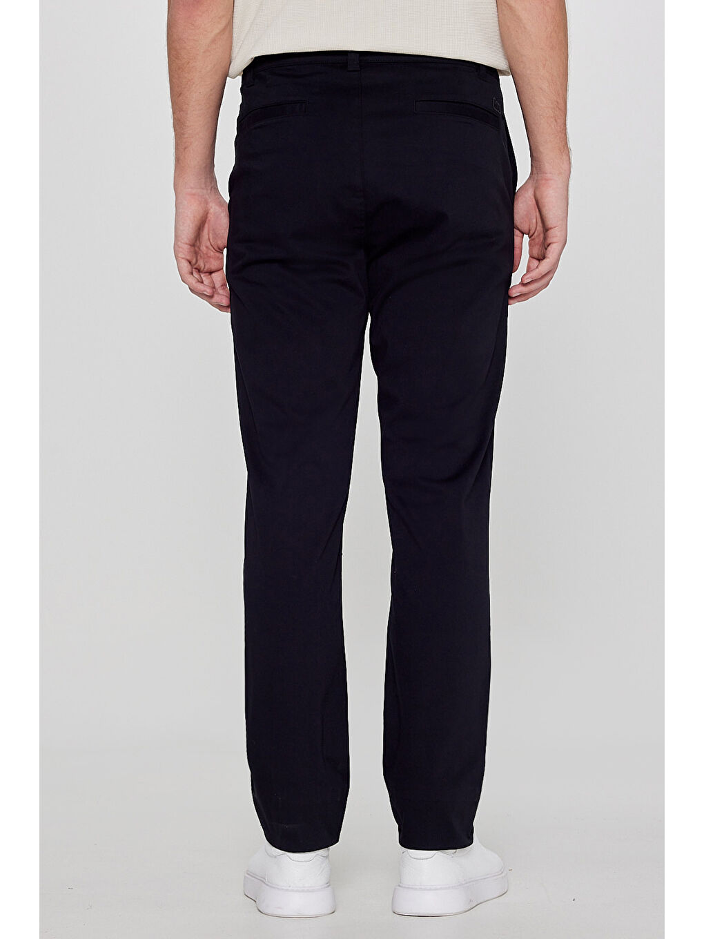 Siyah Erkek Kanvas Pantolon-3