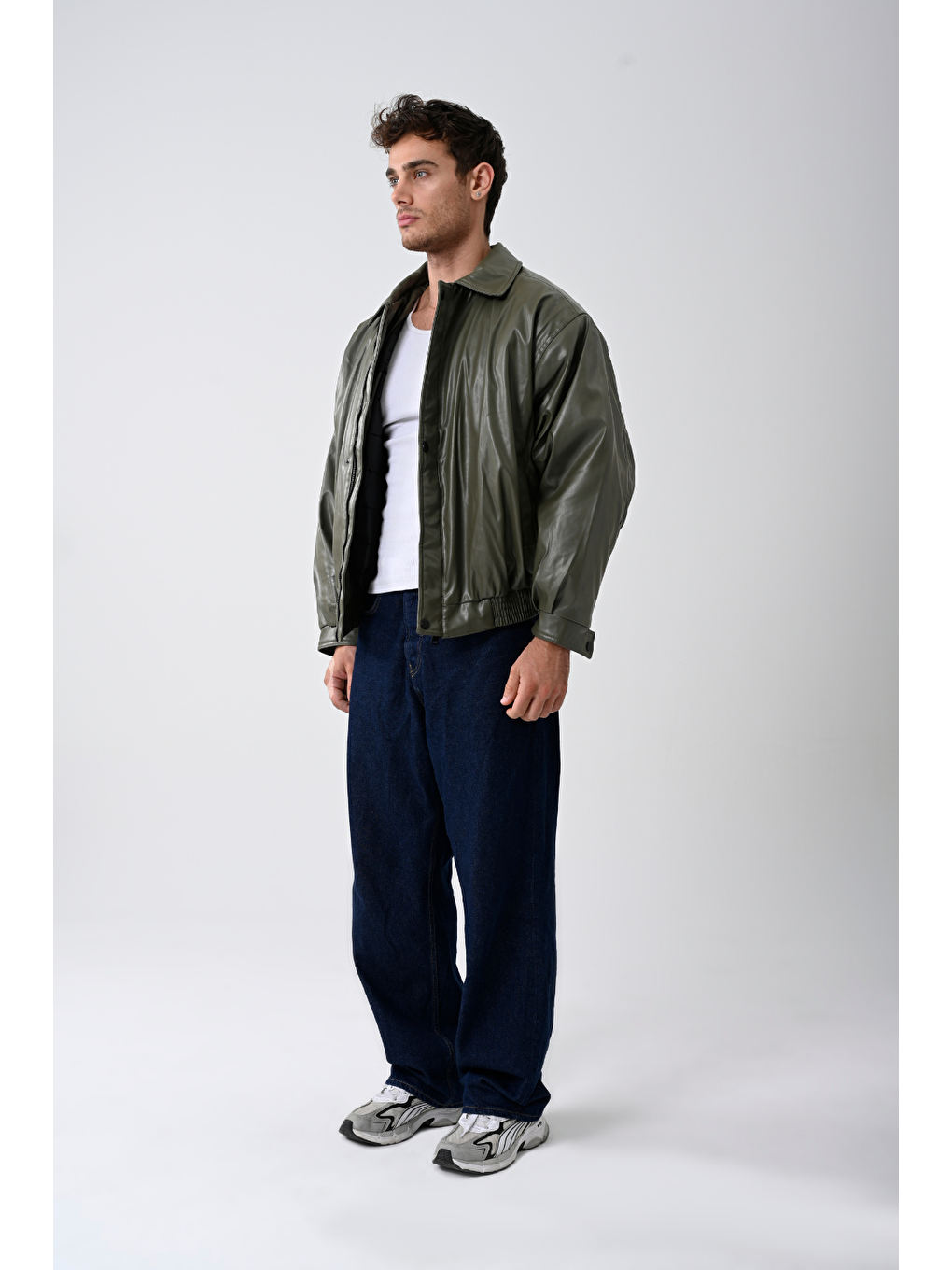 Siyah Vibes X Vesto Deri Ceket 007-1