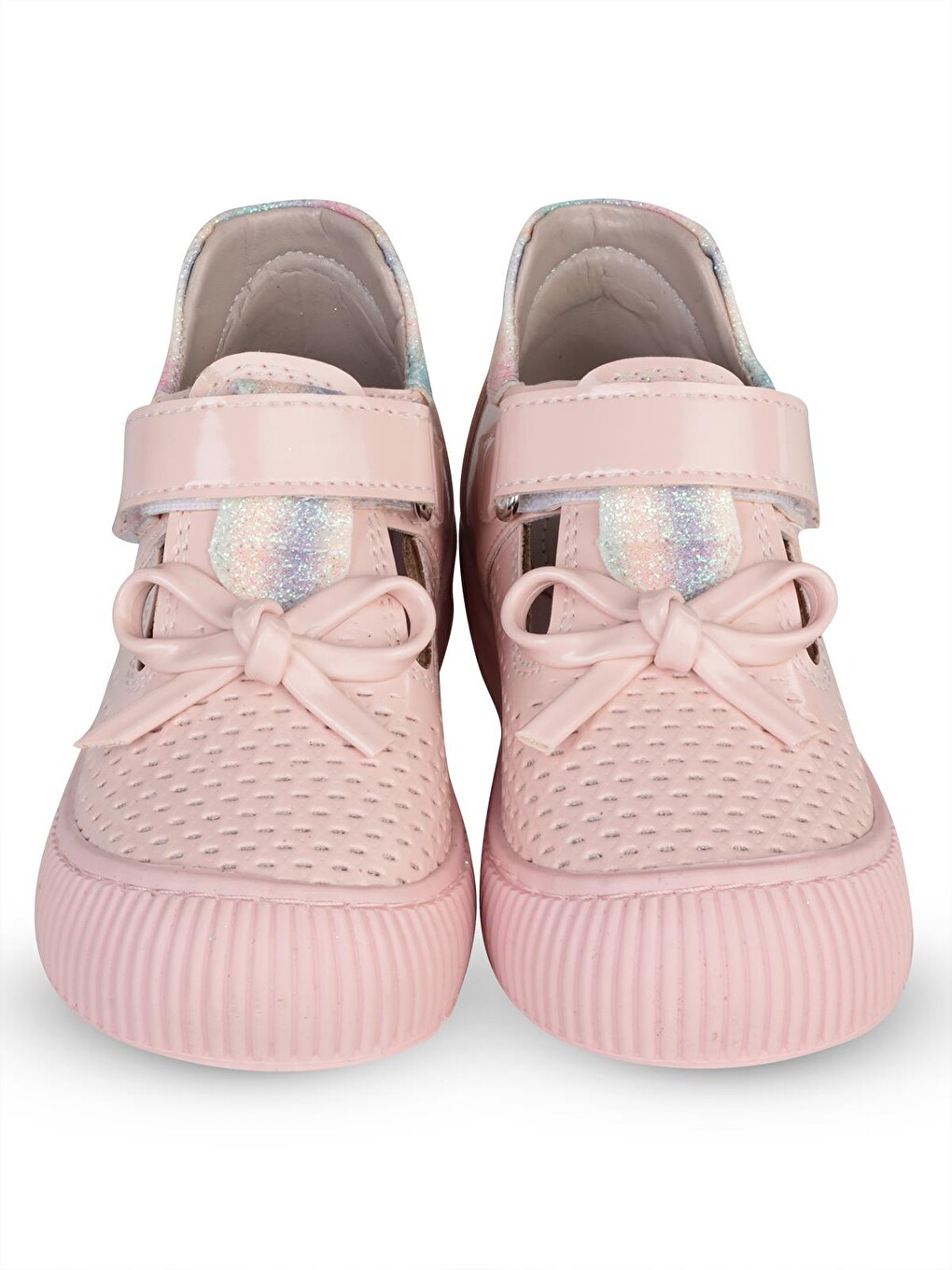 Pembe Girls Kız Bebek Kurdela Aksesuarlı 21- Babet - Pudra-3