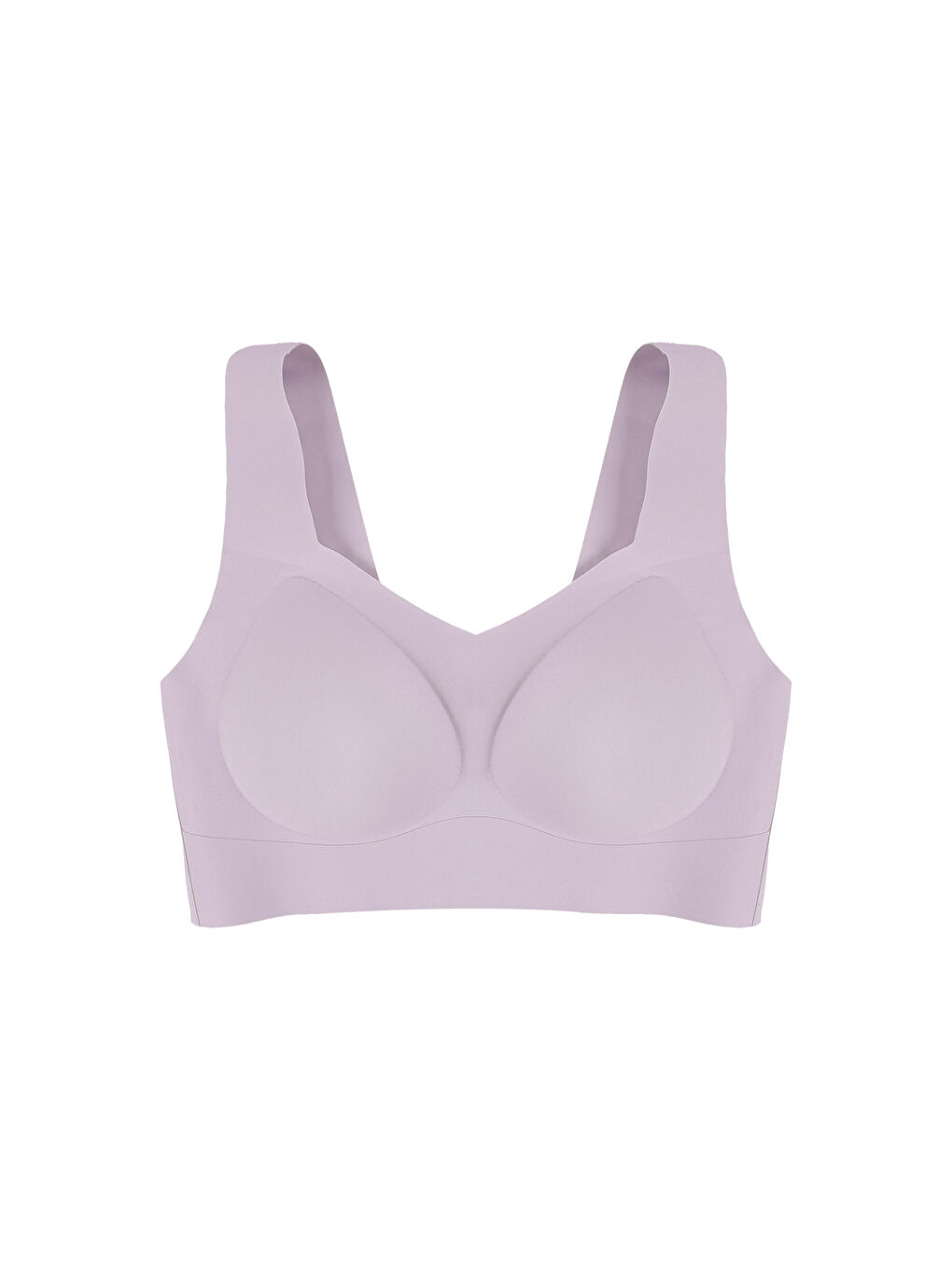 Pembe Balensiz Lazer Dikişsiz Çıkarılabilir Pedli Kalın Askılı Görünmez Sütyen-2