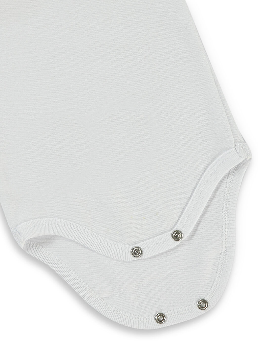 Baby Bebek 3'lü Çıtçıtlı Badi 6-9 Ay Beyaz-2