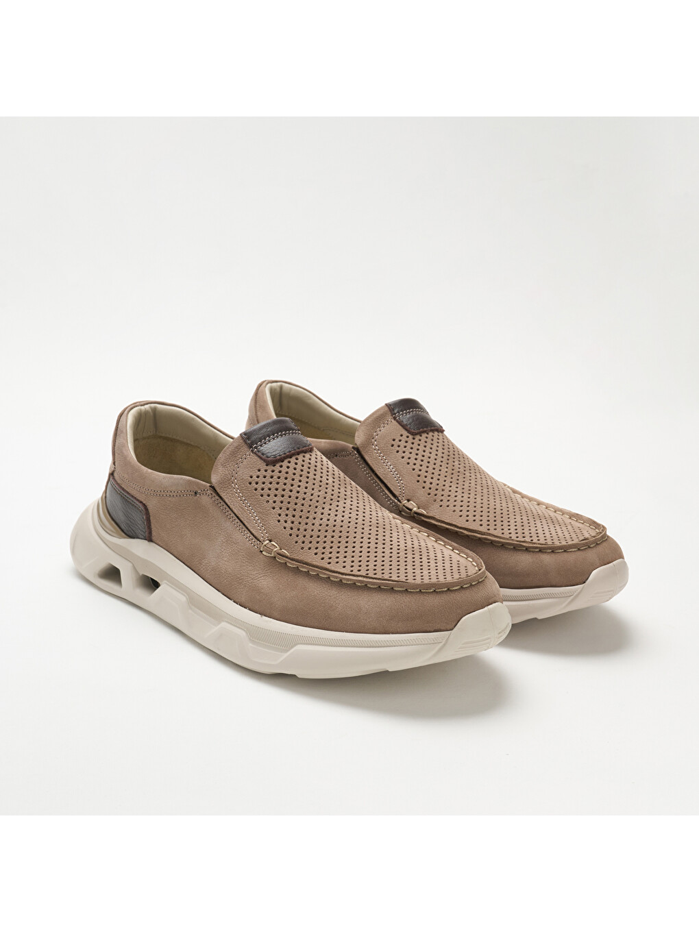 Bej Erkek Sneaker Og-2413 923-144 Gri Havlu Nbk-kahve Marsel-1