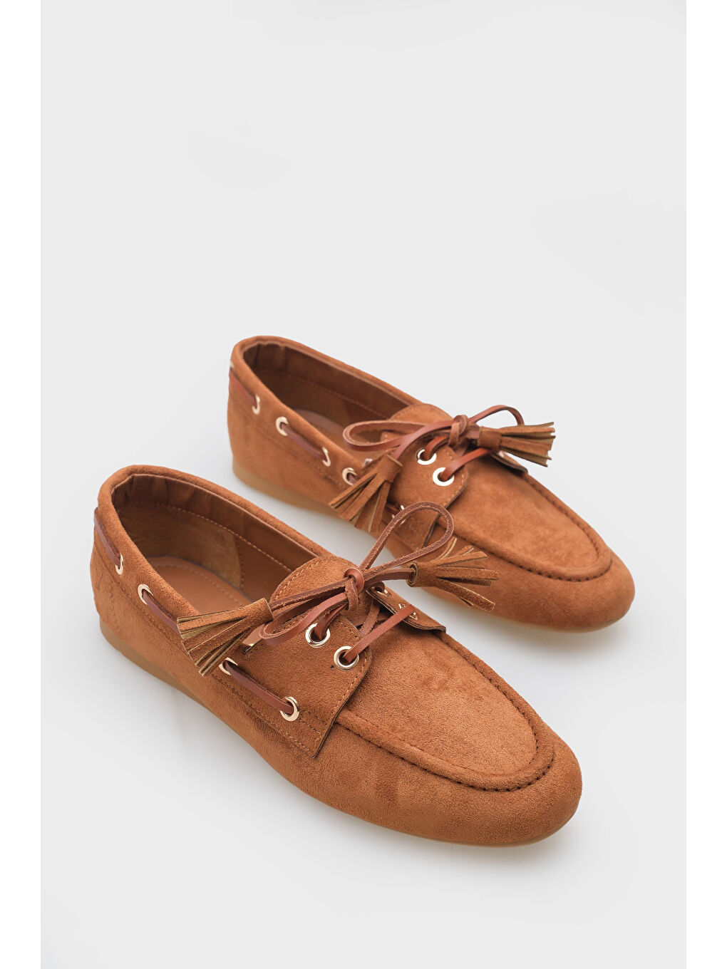 Kahverengi Marillin Kadın Loafer-1