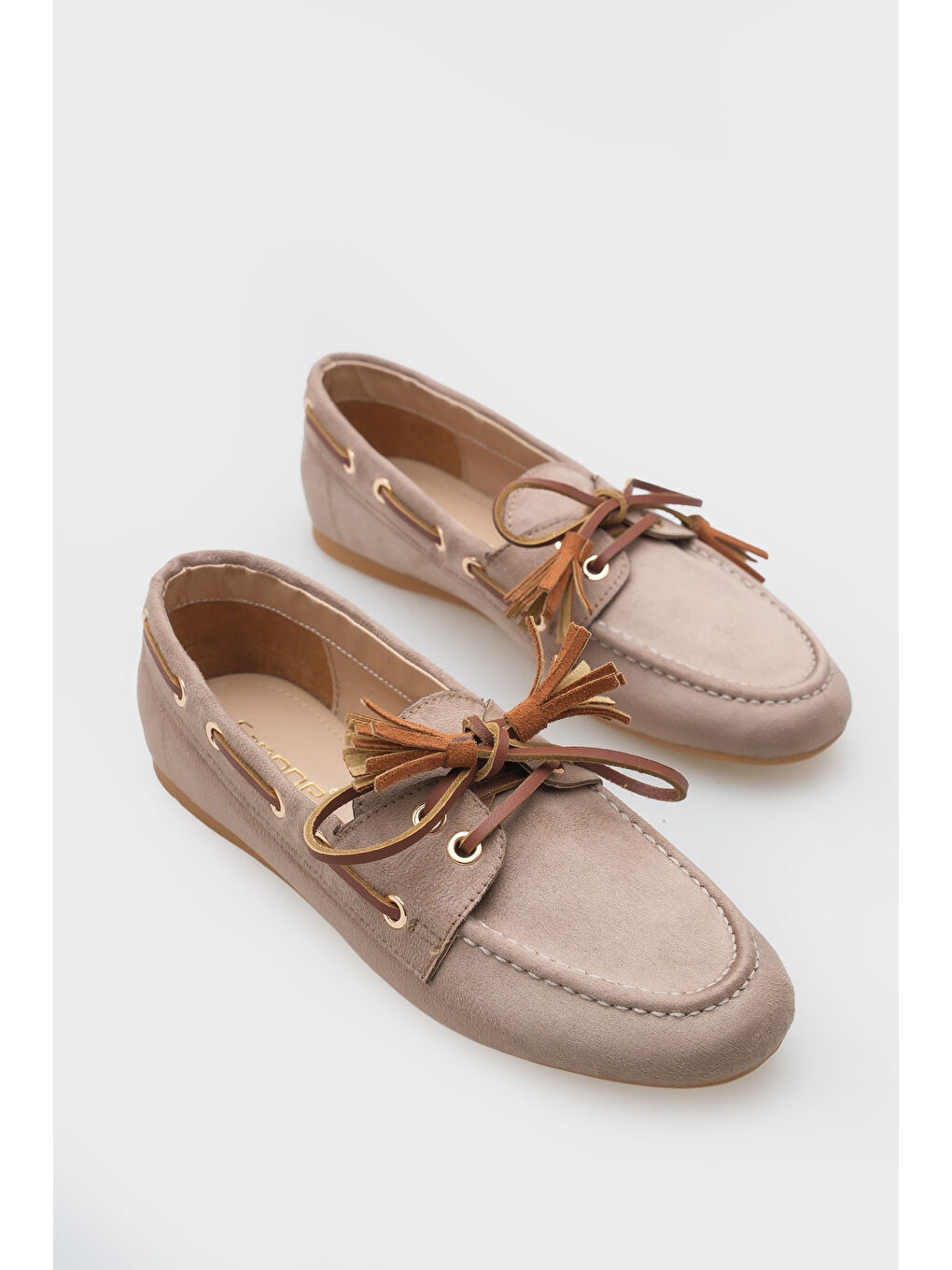 Bej Marillin Kadın Loafer-1