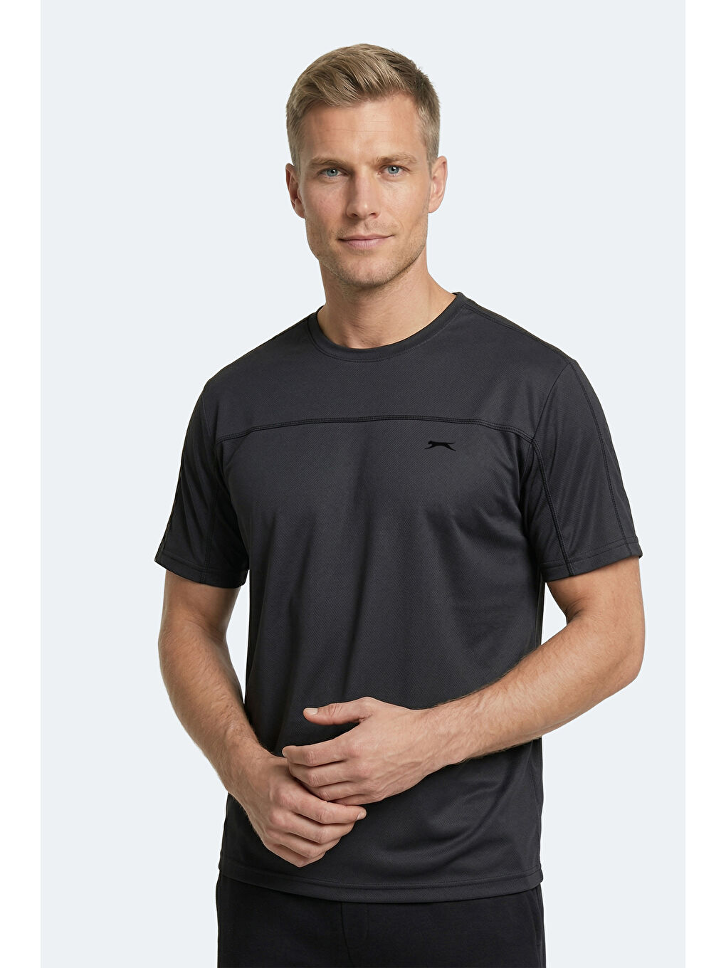 REVIVE Erkek Koyu Gri Tişört-4