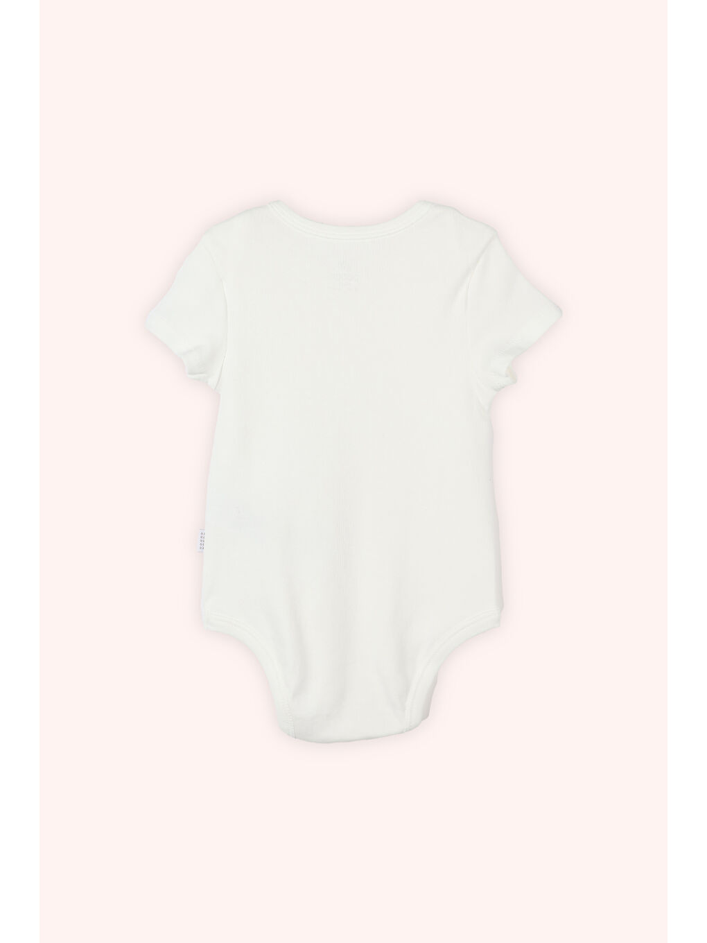 Yenidoğan Baskılı Kısa Kollu 2'li Ekru Body-2