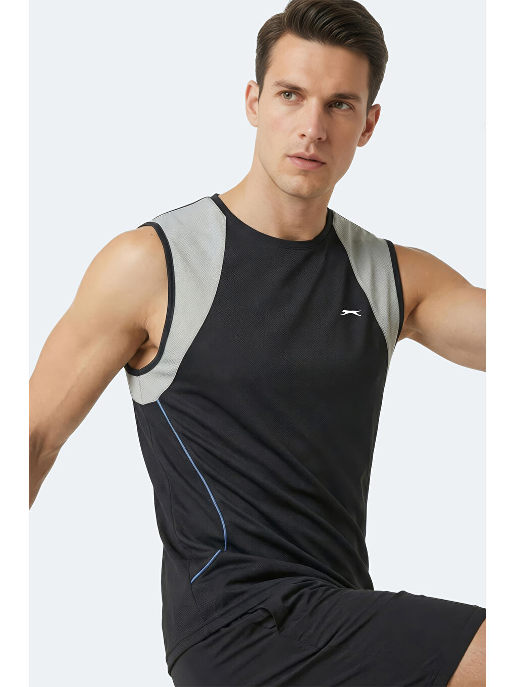 REVOLVE Erkek Kolsuz Siyah Atlet-1