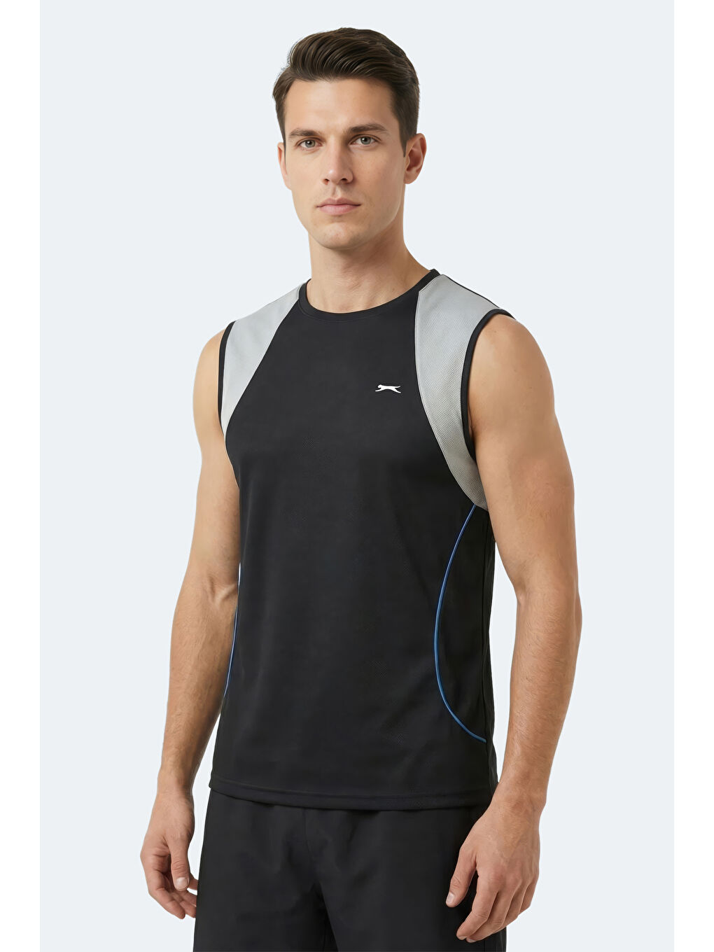 REVOLVE Erkek Kolsuz Siyah Atlet-3