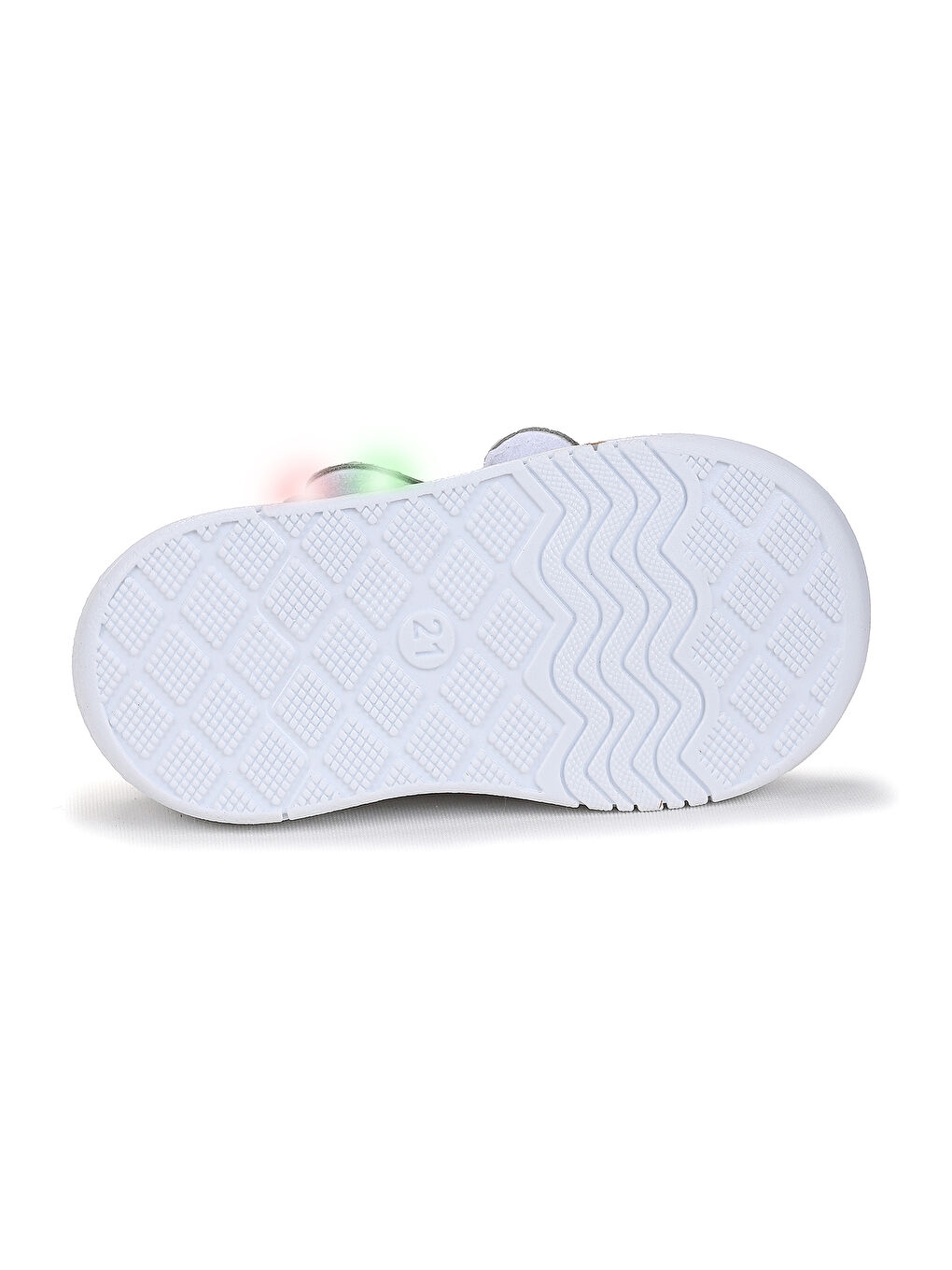 Gri Nera Cırtlı Işıklı Erkek Bebek Yürüyüş Spor Ayakkabı-4