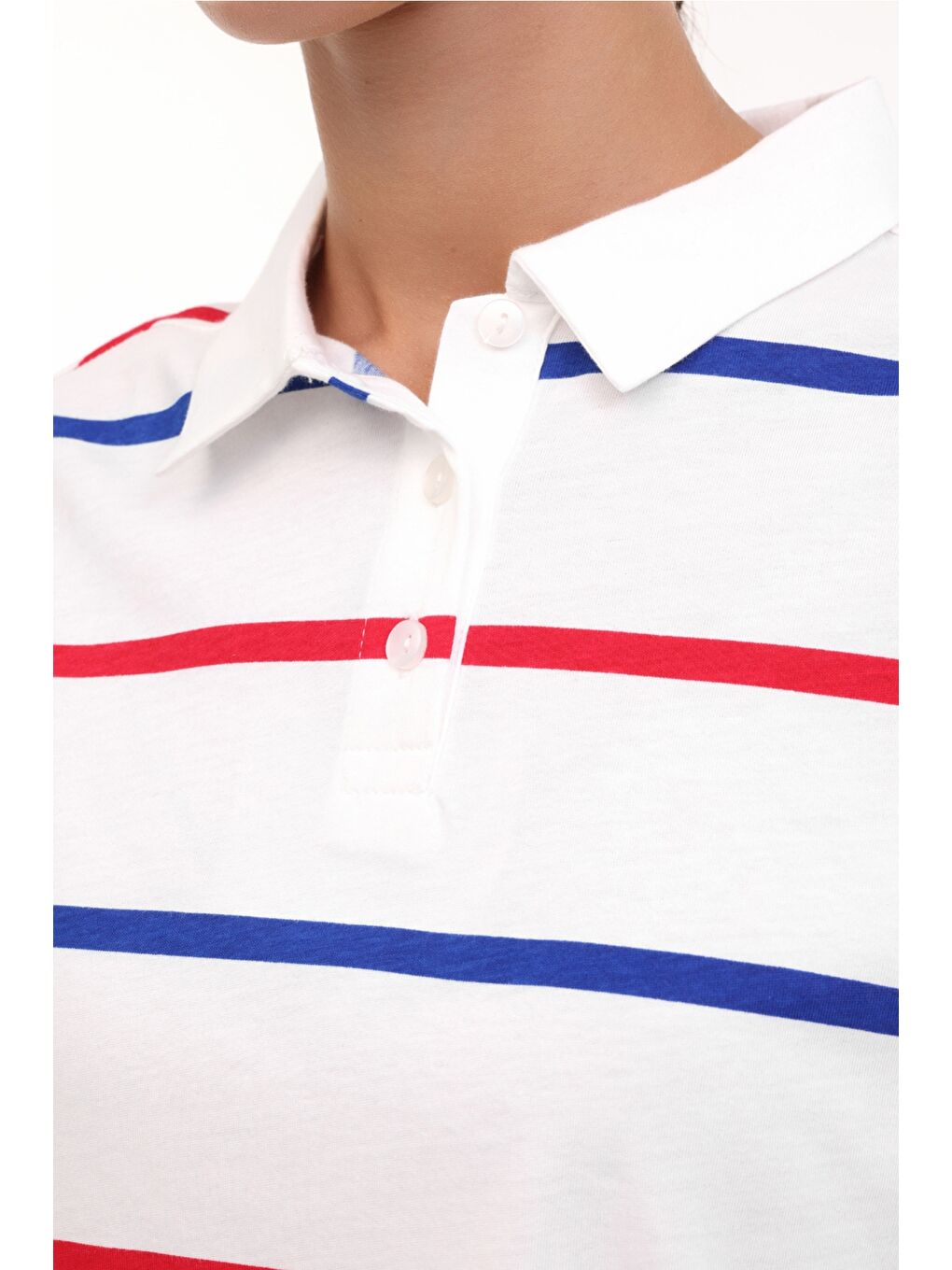 WL GALIA 11BT286 5FX Beyaz Kadın Kısa Kol T-Shirt-3