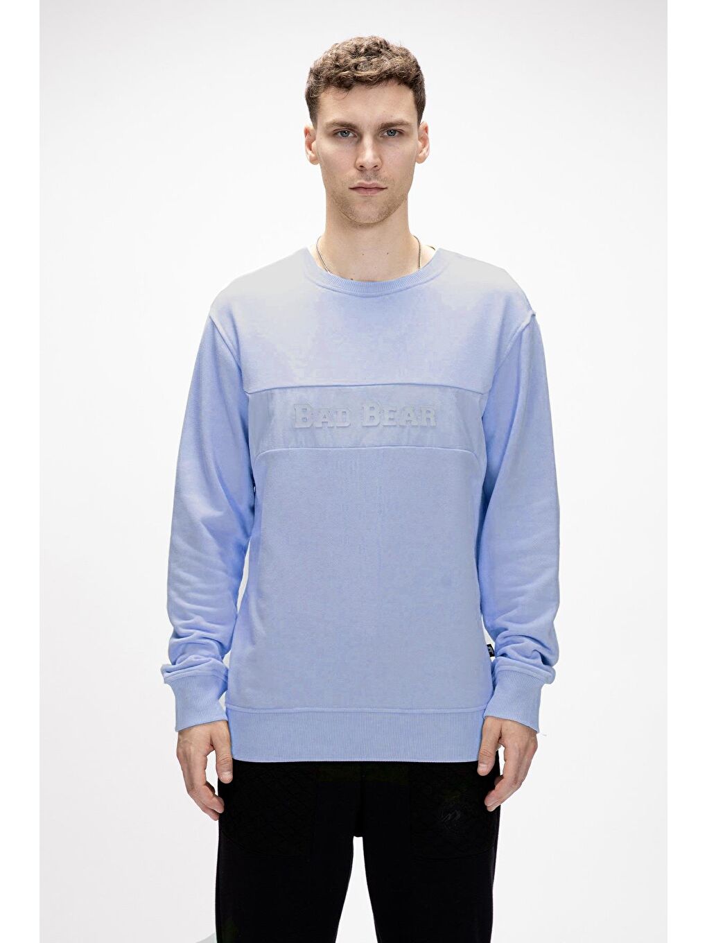 Sailor Element Mavisi Crewneck Erkek Sweatshirt