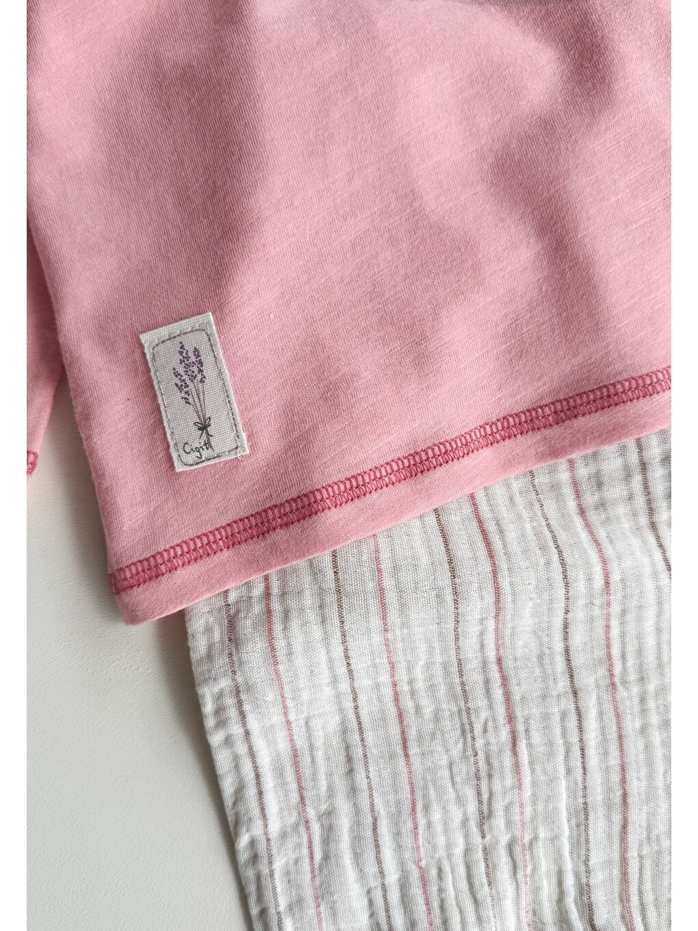 Oversize Pantolon Takım 2-10 Yaş Pembe-2