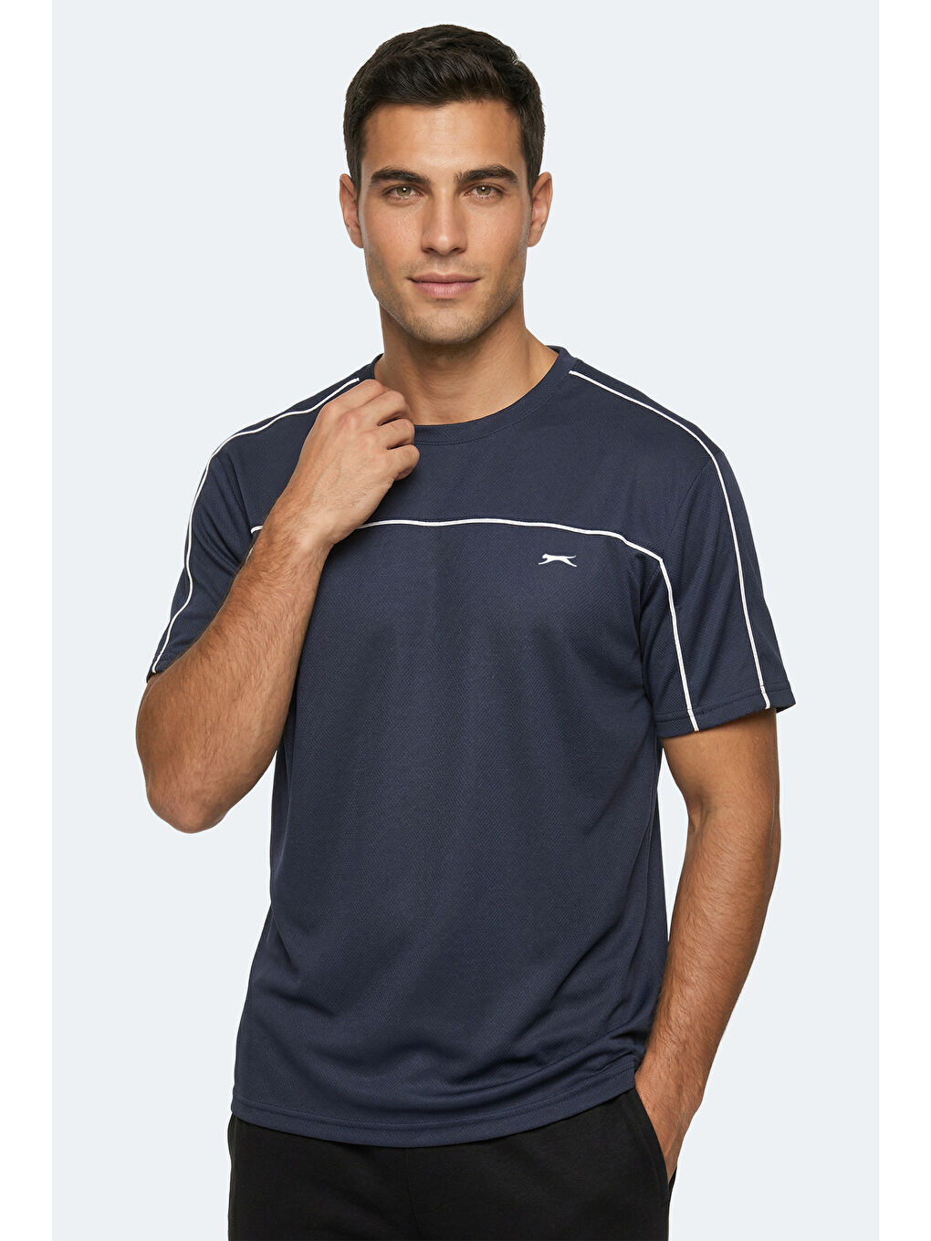 REVIVE Erkek Lacivert Tişört-4