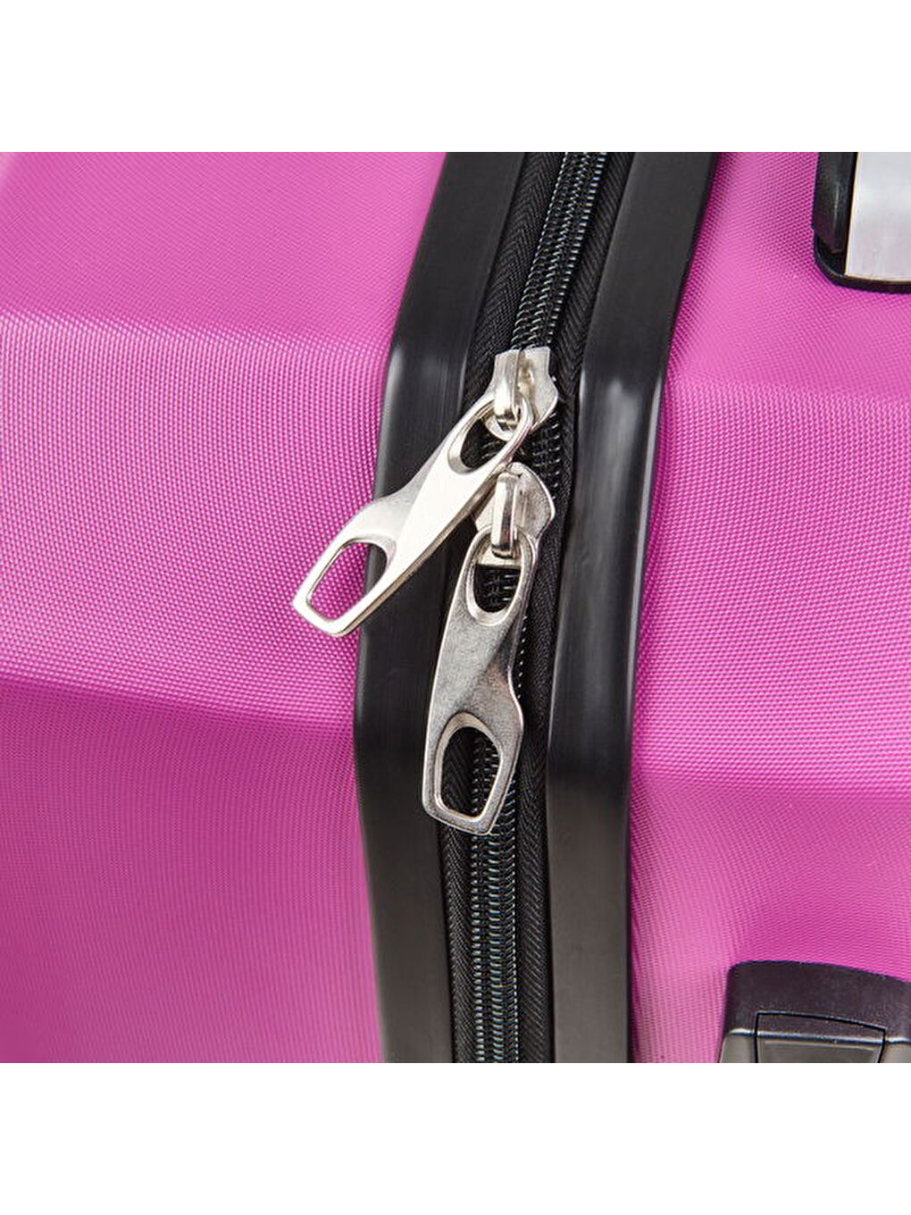 Travel Star Büyük Boy ABS Valiz - Pembe - 76x52x30 cm-5