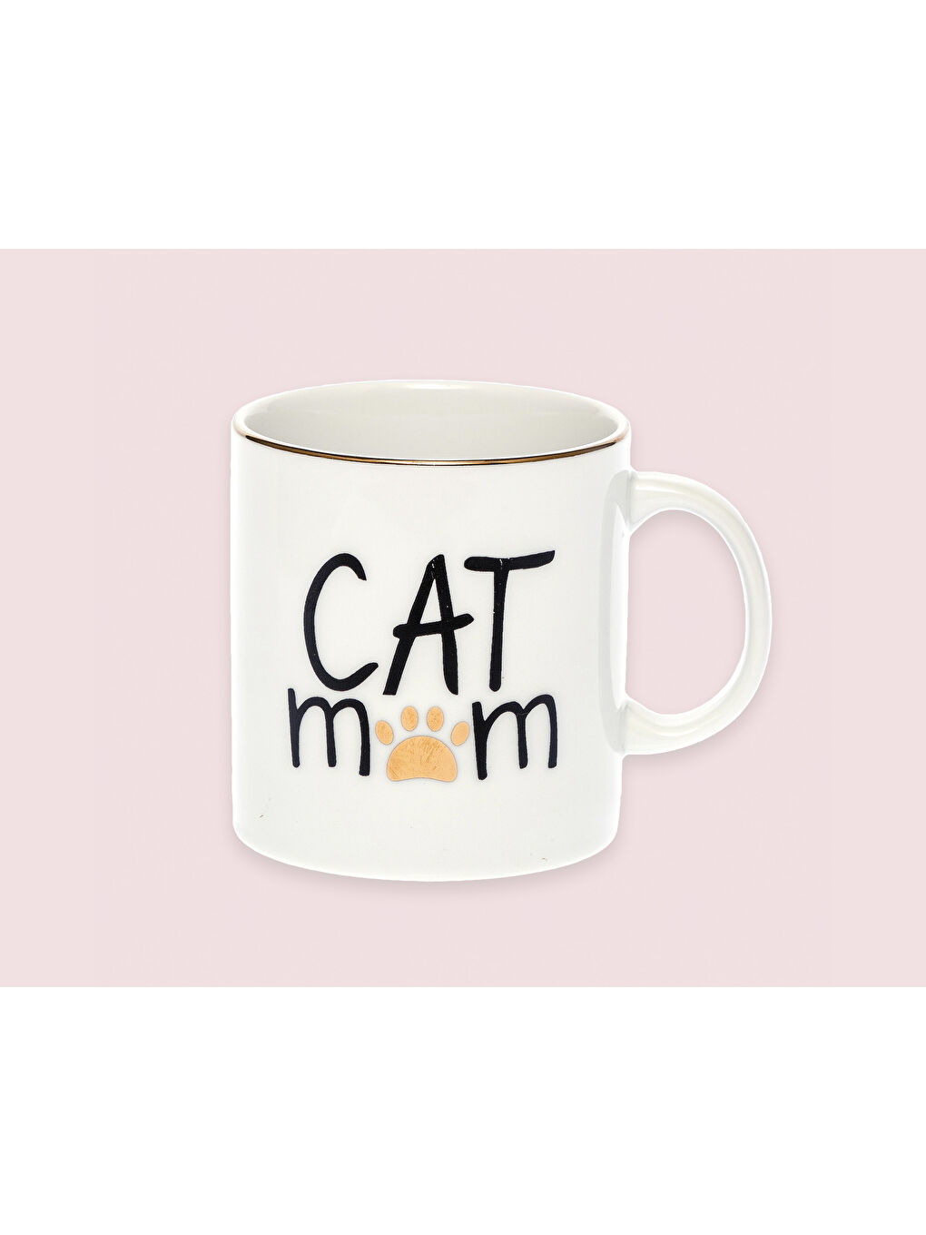 Beyaz 'Cat Mom' Kupa