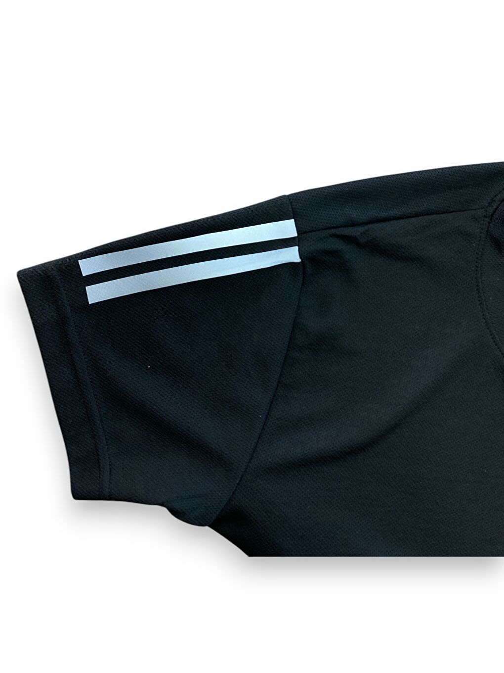 Siyah Erkek Kısa Kollu Spor Hızlı Kuruma Özellikli T-shirt-2