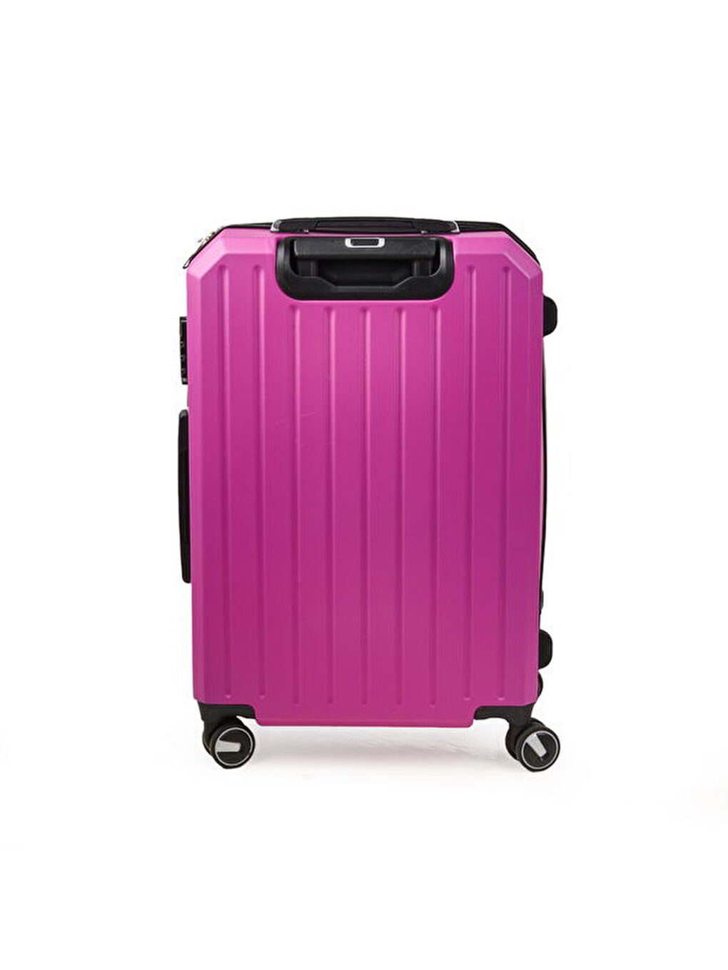 Travel Star Orta Boy ABS Valiz - Pembe - 66x45x26 cm-6