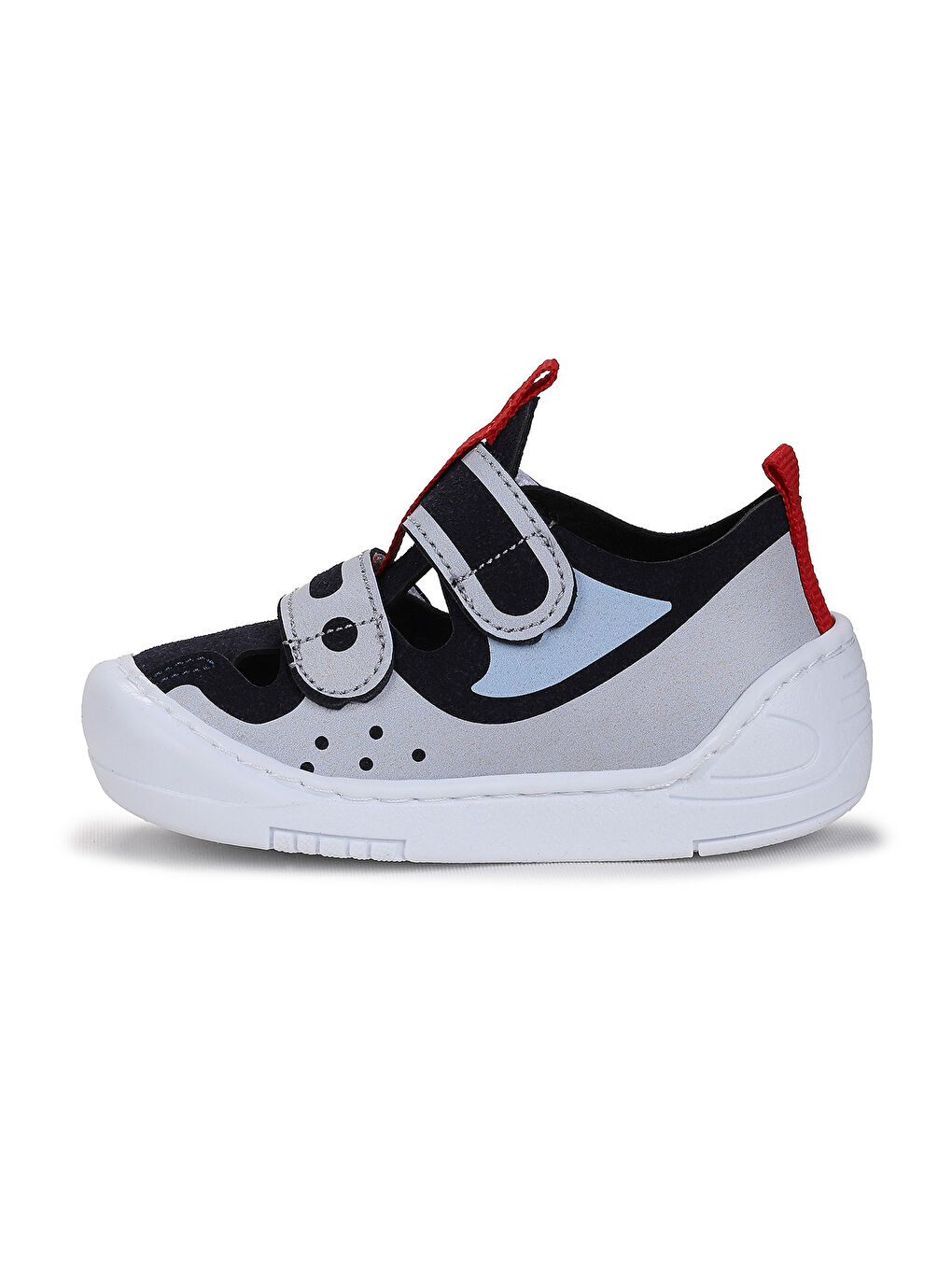 Lacivert Nera Cırtlı Işıklı Erkek Bebek Yürüyüş Spor Ayakkabı-3