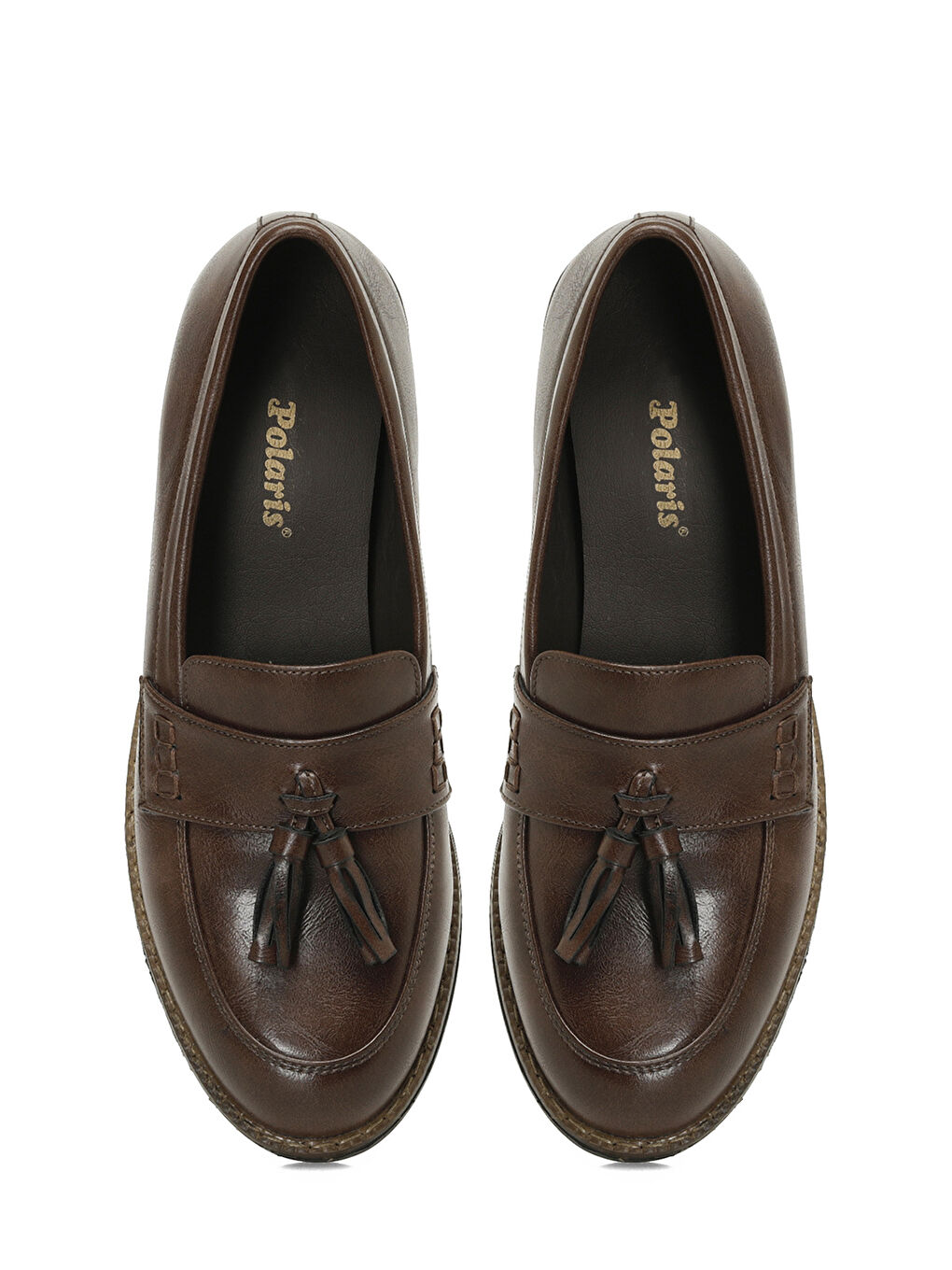 Kahverengi 324011.Z 4PR Taba Kadın Loafer-3