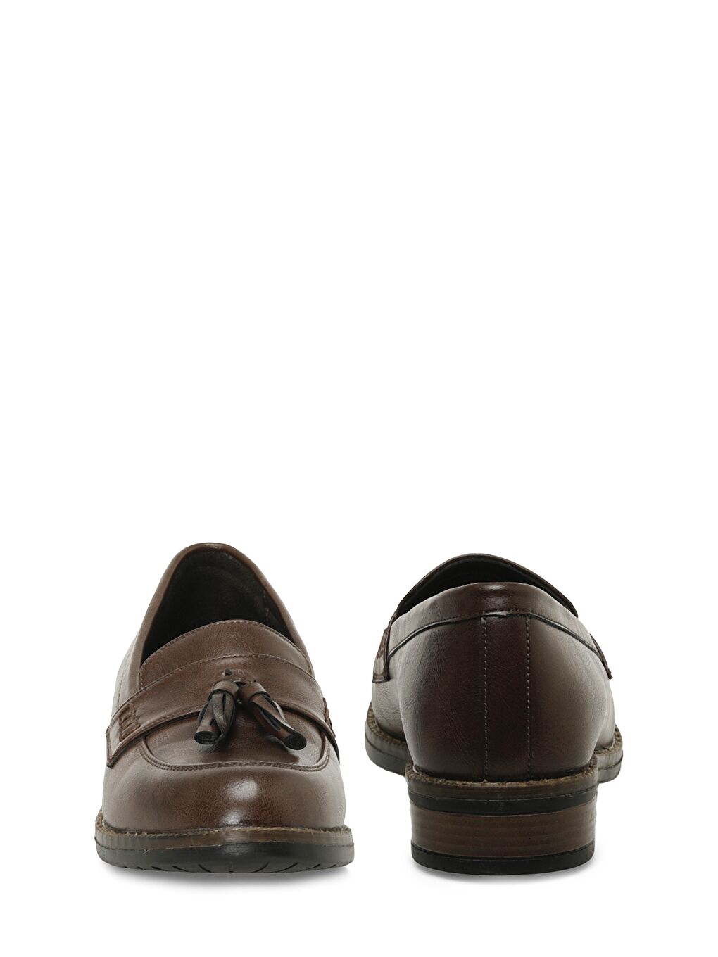 Kahverengi 324011.Z 4PR Taba Kadın Loafer-4