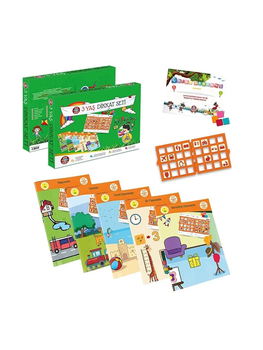 2 Yaş Ve 3 Yaş Dikkat Seti-2