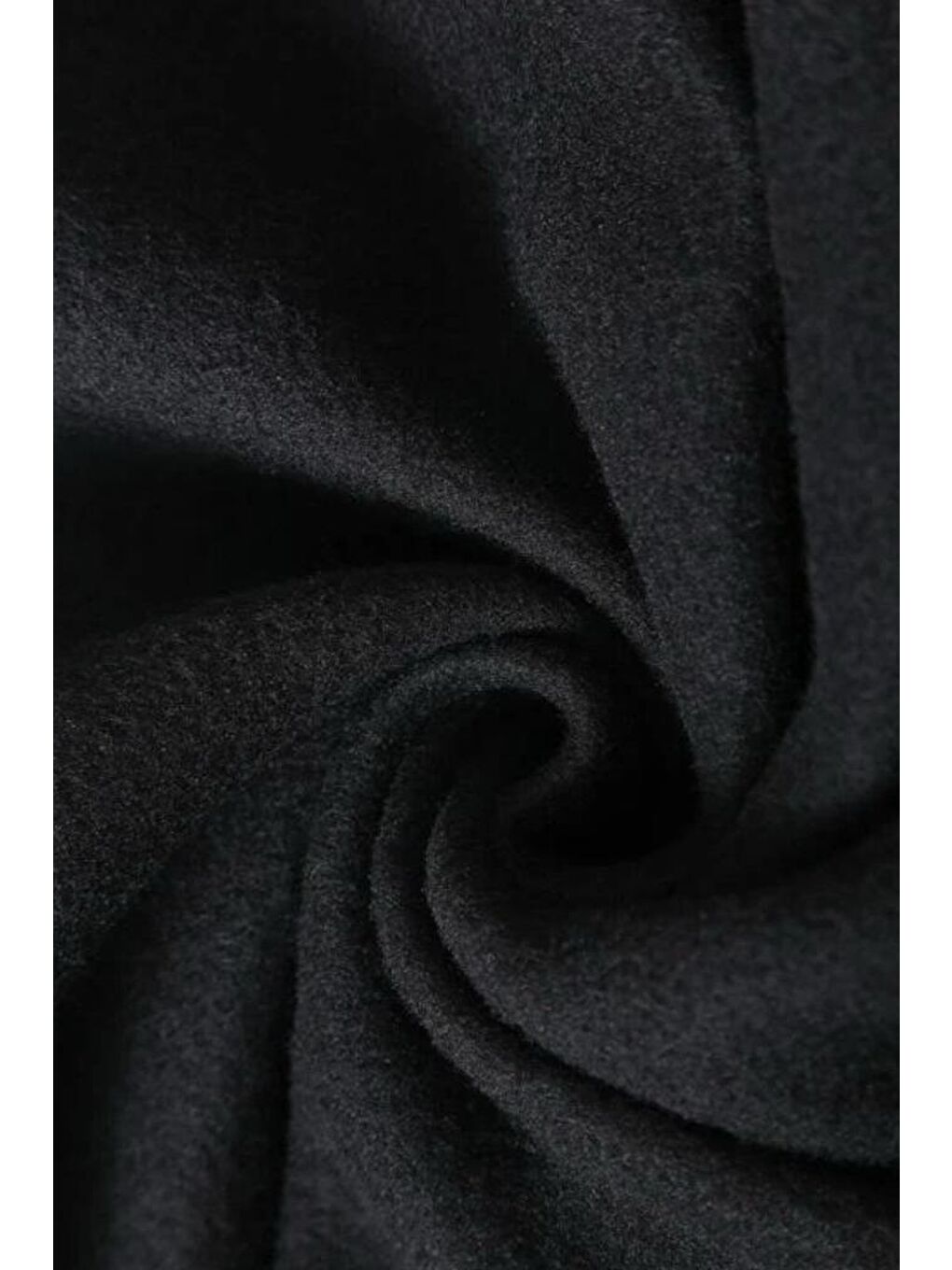 Siyah Nothing Sırt Baskılı Pamuklu Unisex Sweatshirt-3