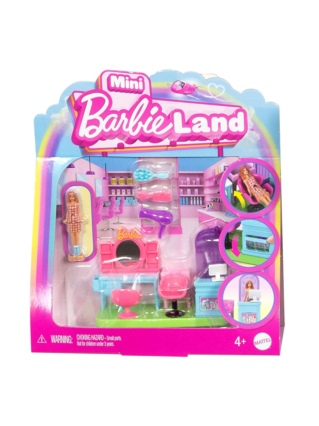 Barbie Mini BarbieLand Bebek ve Oyuncak Seti Serisi JCR29-JCR32
