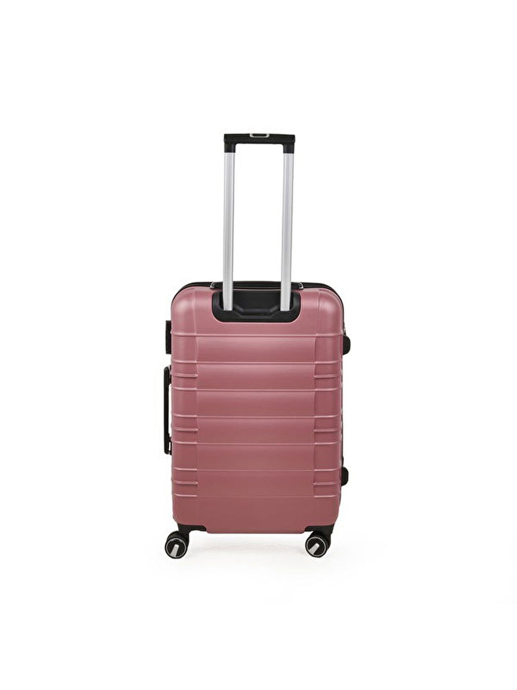 Pembe Travel Star Orta Boy ABS Valiz - Gülkurusu - 66x45x26 cm-5
