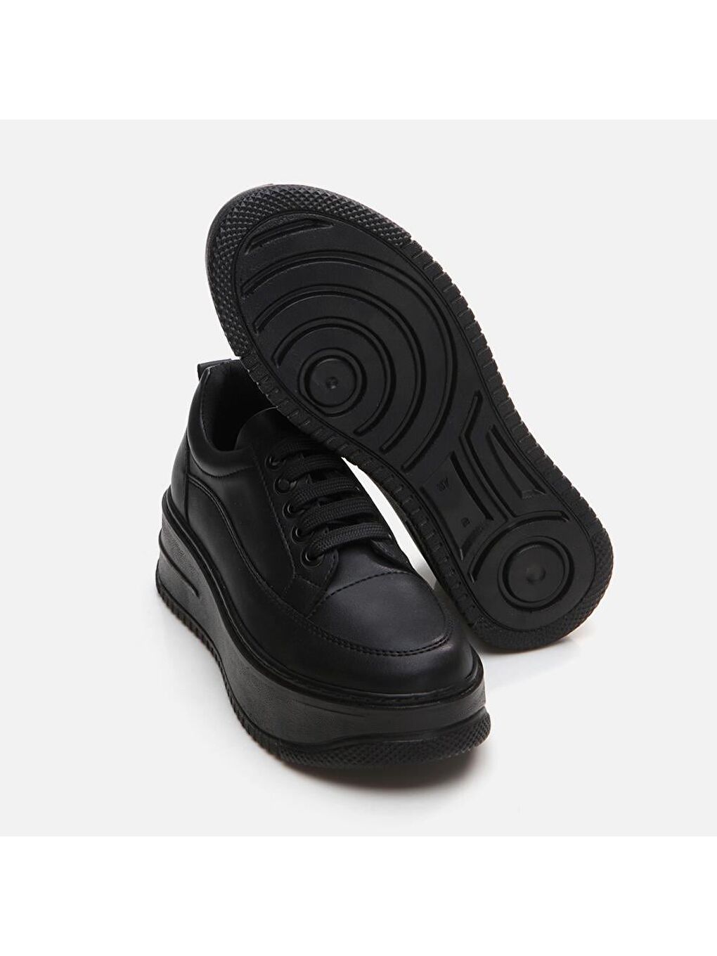 Siyah Kadın Spor Ayakkabı-5