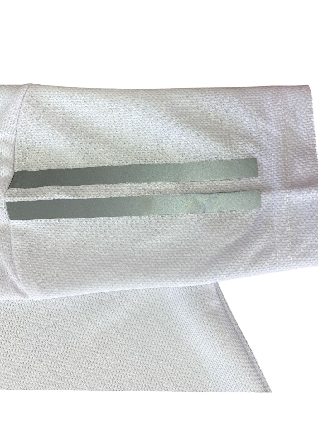 Beyaz Erkek Kısa Kollu Spor Hızlı Kuruma Özellikli T-shirt-1