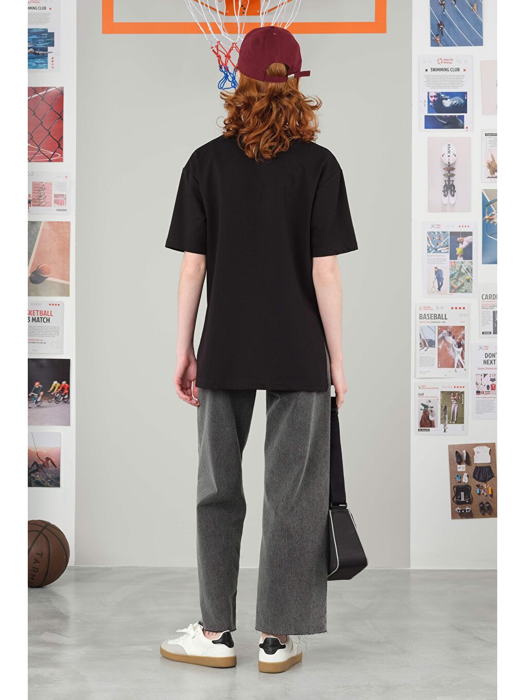 Koordinat Tişört Siyah-2