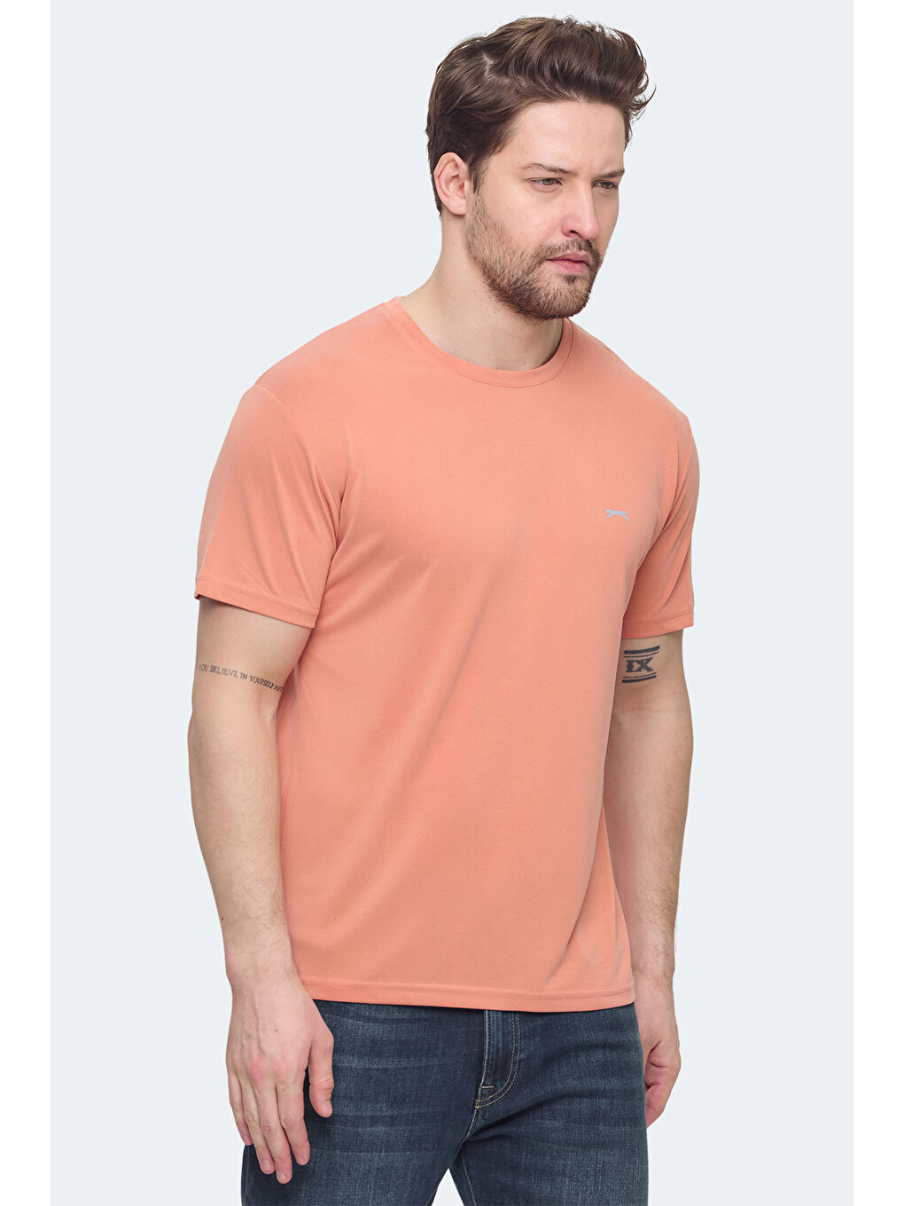 Pembe KRATER Erkek Tişört Somon-2