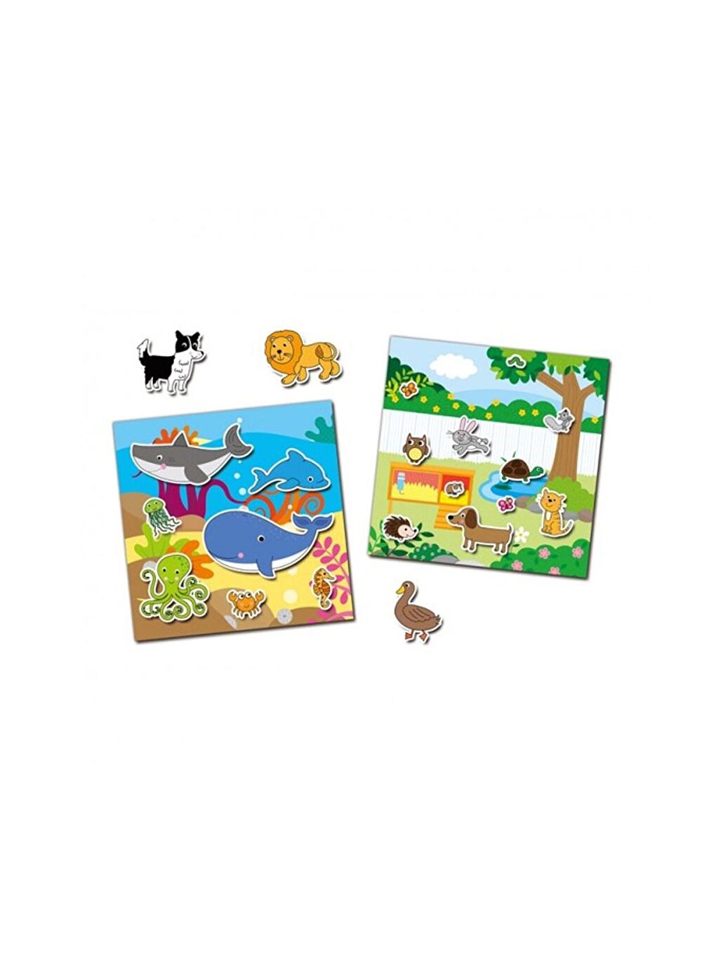 Galt Beyaz Reusable Sticker Book Animals - 1