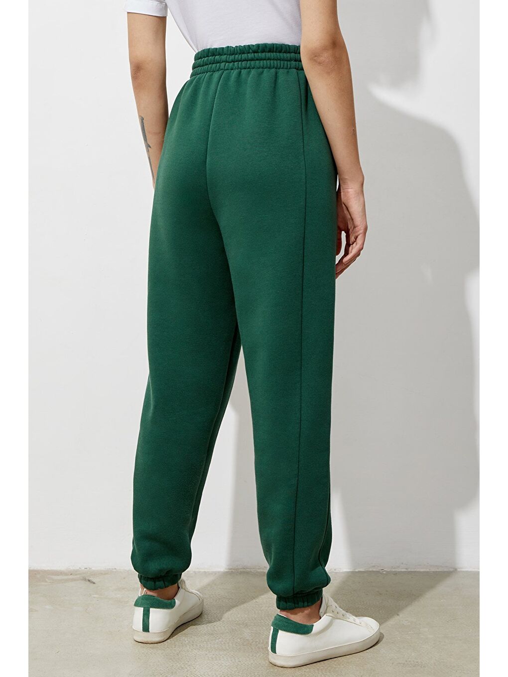 Kadın Koyu Yeşil Comfort Fit Eşofman Altı Mg1353-4