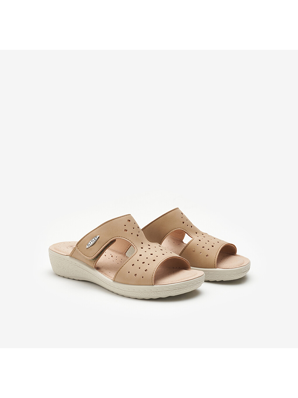 Bej Kadın Terlik 55 D70 Ca Synthetıc 6009-beige-1