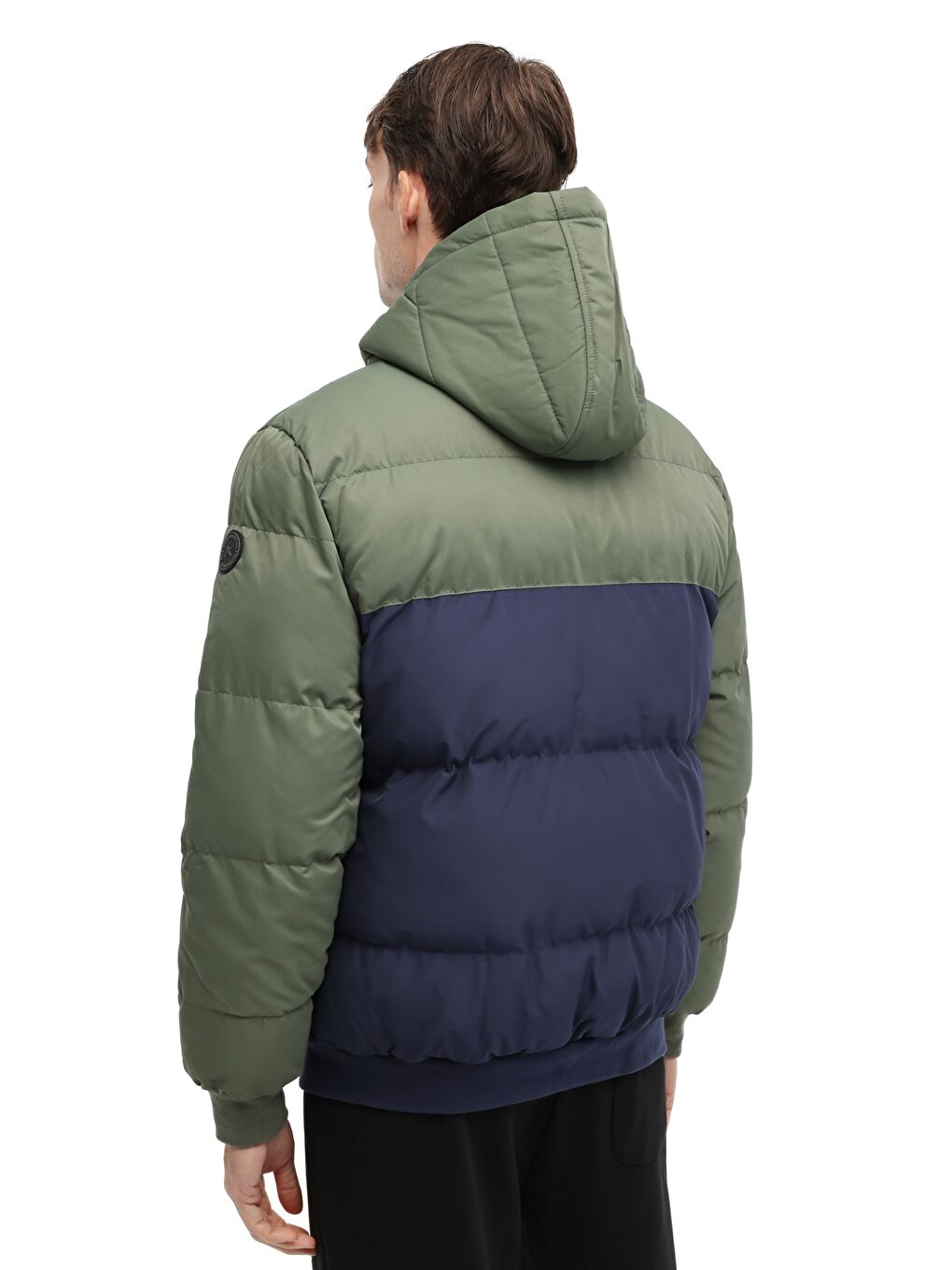ML BLOCK PUFFER-05 5PR Lacivert Erkek Kısa Şişme Mont-1