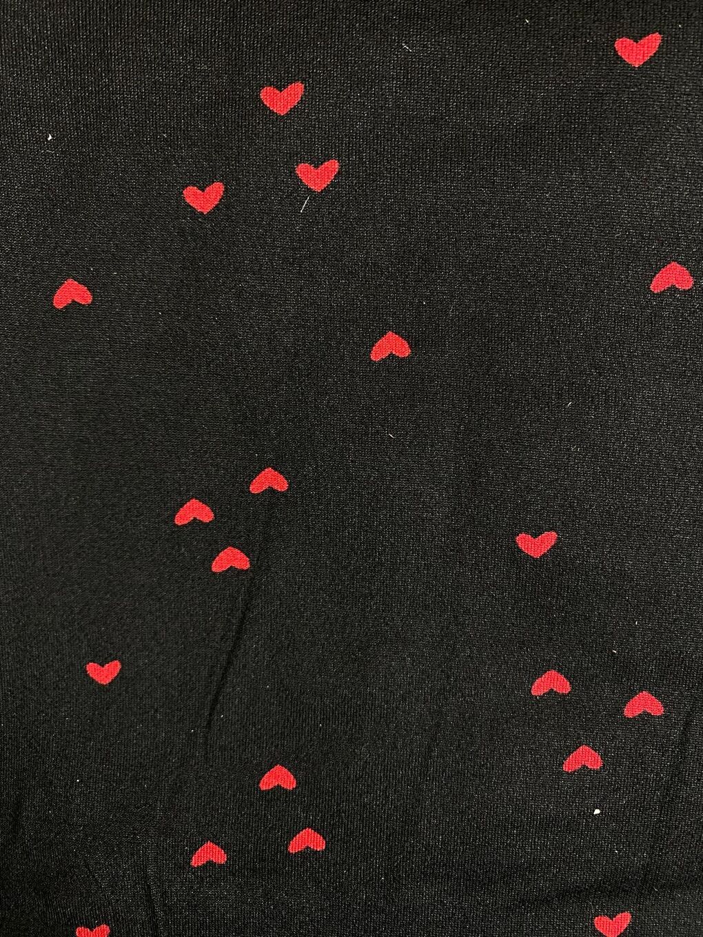 Siyah Kadın Battal Kaliteli Bambu Milan Kumaş Desenli Yumuşak Esnek Büyük Beden Pijama Kapri-1