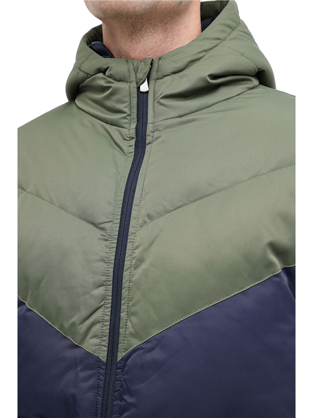 ML BLOCK PUFFER-05 5PR Lacivert Erkek Kısa Şişme Mont-3