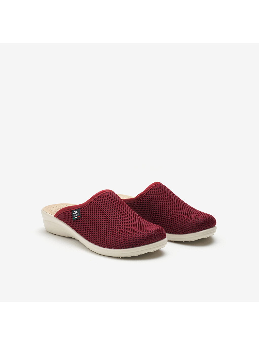 Kadın Terlik T4 368 Fe Anoia Cloth Slipper 6037-avio / 6014-bordo-1