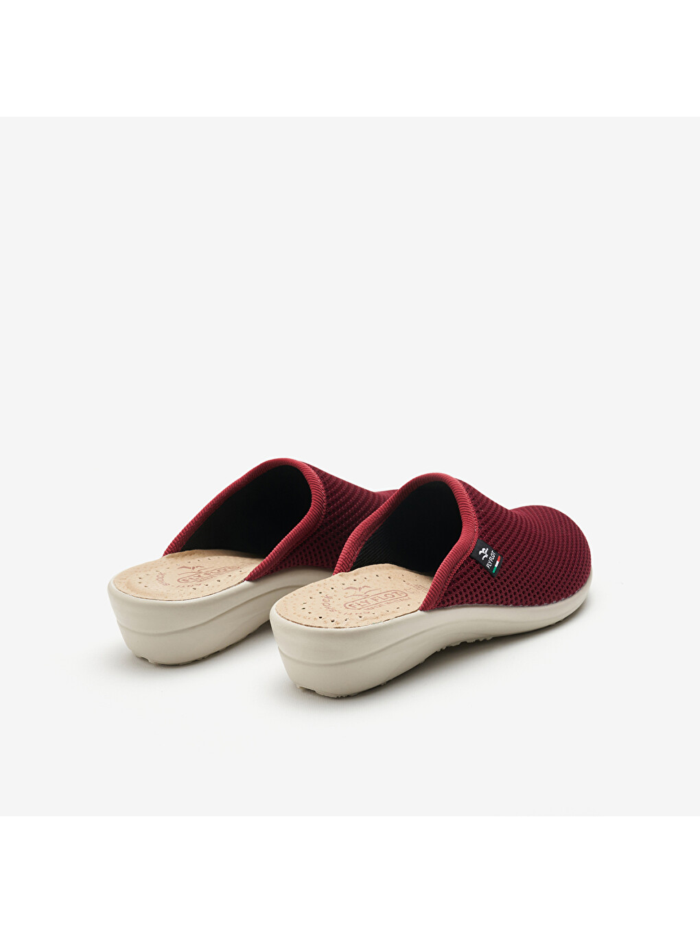 Kadın Terlik T4 368 Fe Anoia Cloth Slipper 6037-avio / 6014-bordo-3