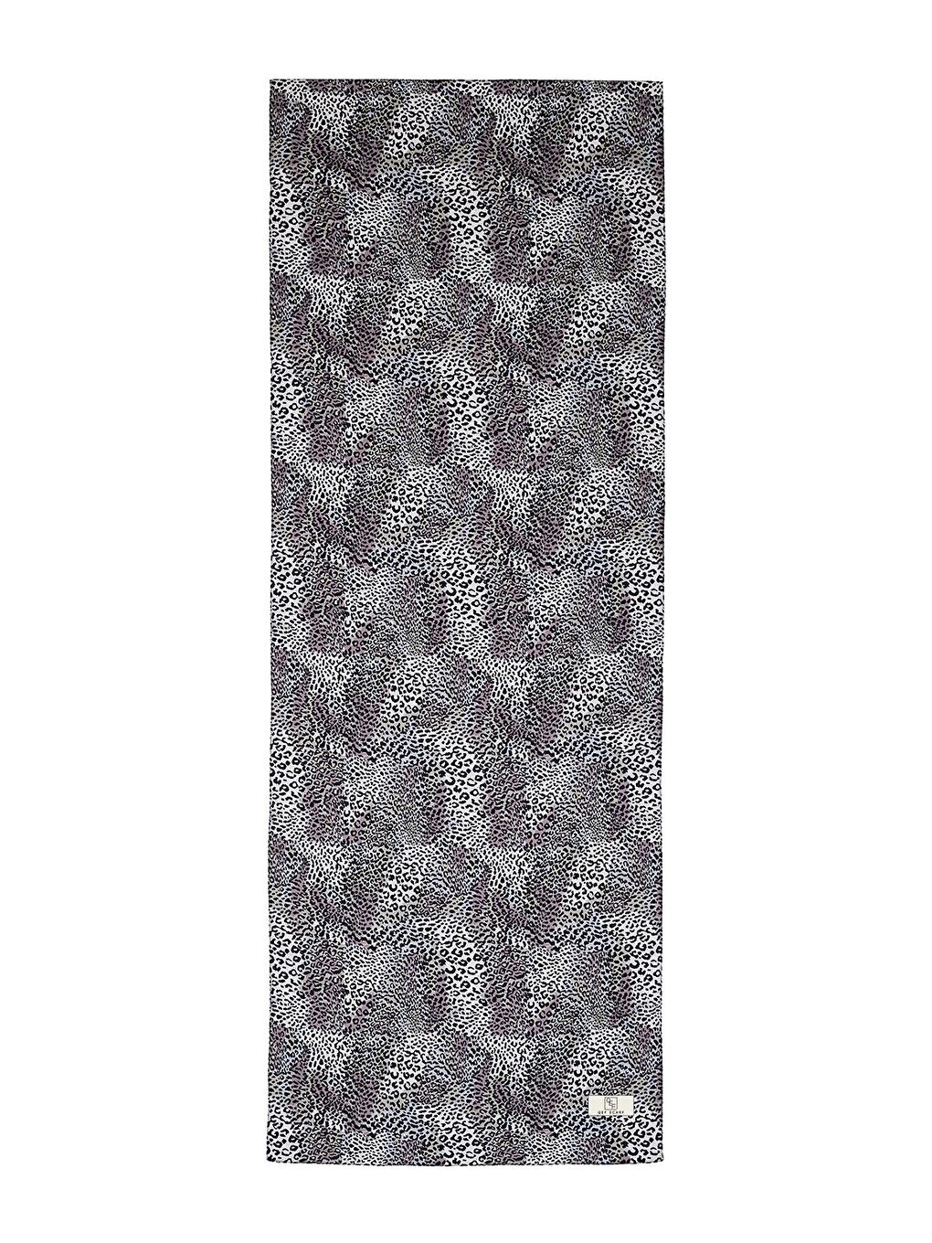 Siyah Daily Print Şal Animal Desenli-7