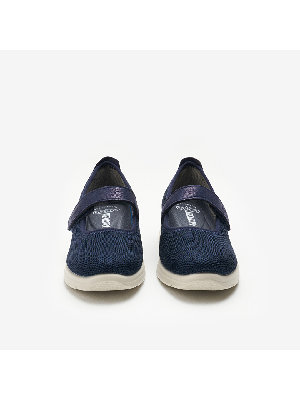 Lacivert Kadın Babet 27 B87 Sx Carema Cloth Slipper Cloth-2