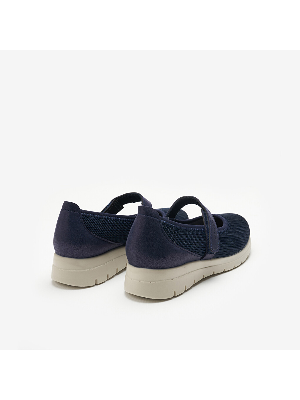 Lacivert Kadın Babet 27 B87 Sx Carema Cloth Slipper Cloth-3